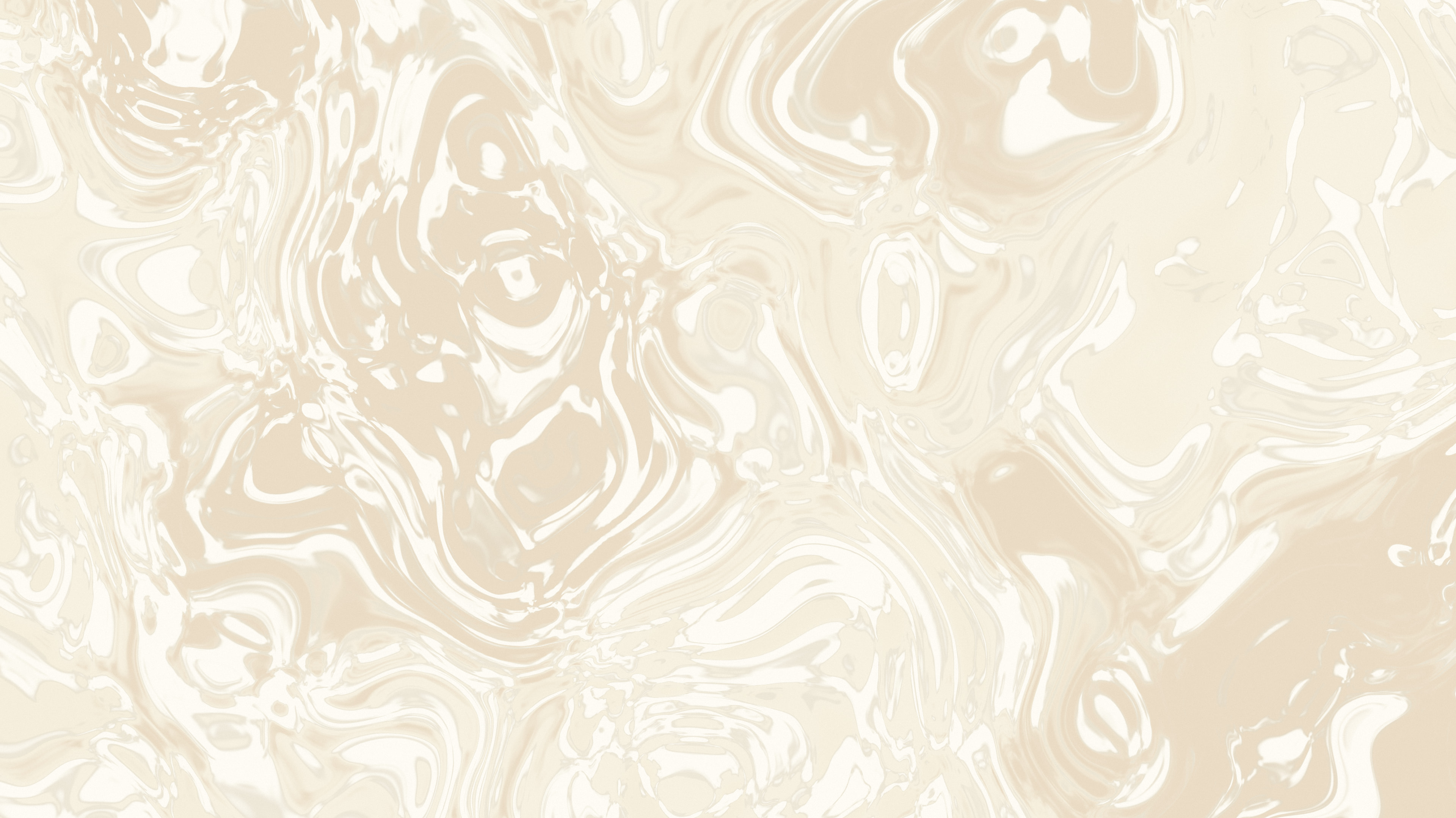 Cream and Beige Liquid Marble desktop wallpaper in 4K