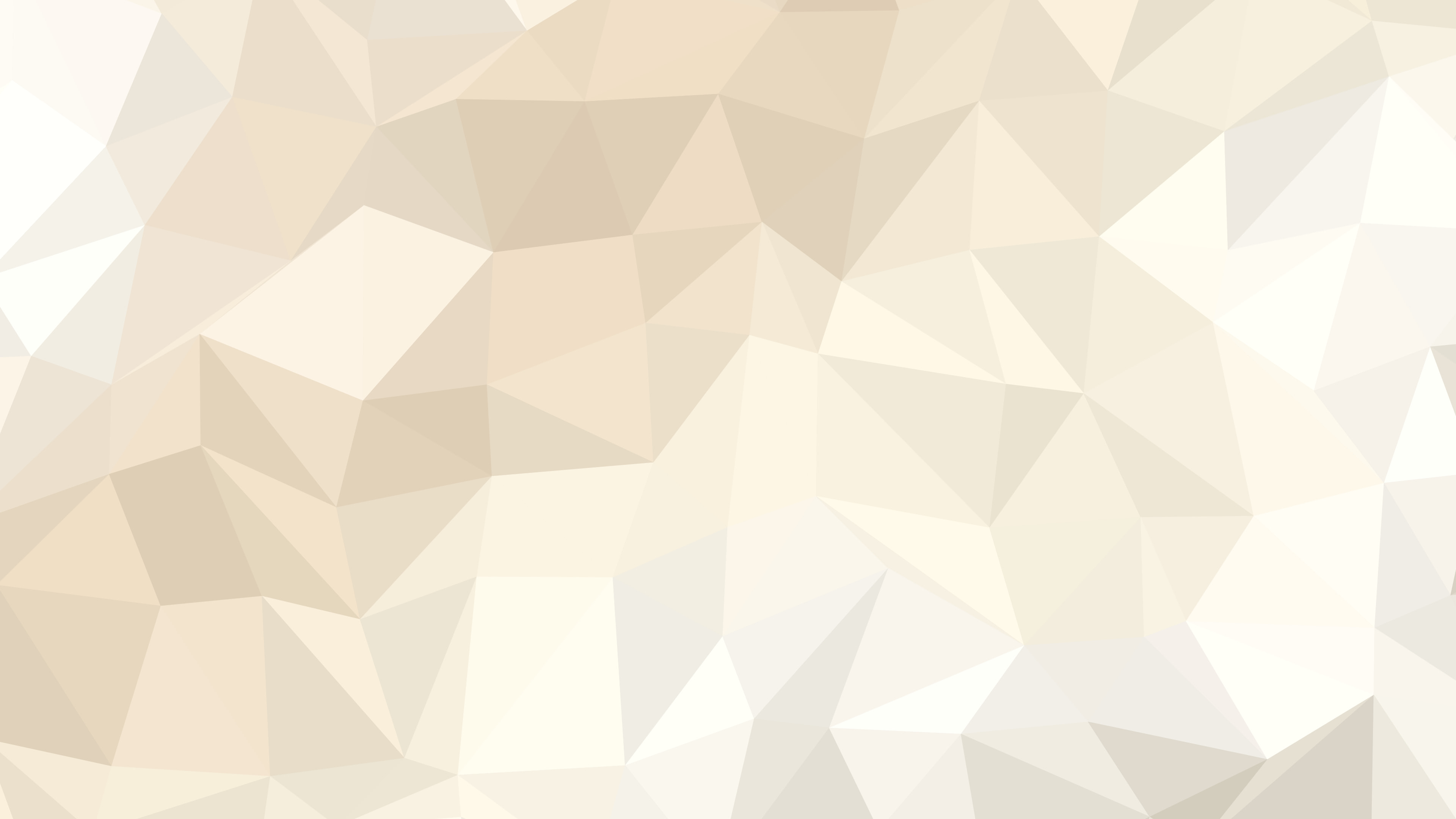 Cream and Beige Low Poly desktop wallpaper in 4K