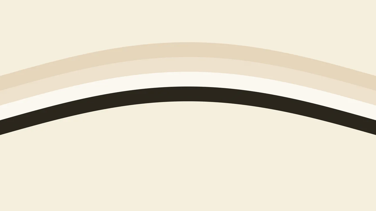 Cream and Beige Retro Stripe desktop wallpaper in 4K