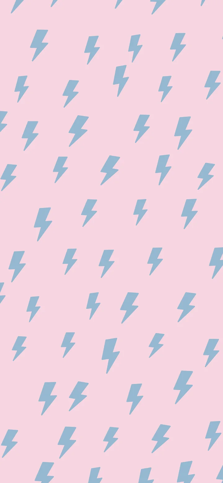 Danish Pastel Lightning Bolt Pattern wallpaper for iPhone and Android