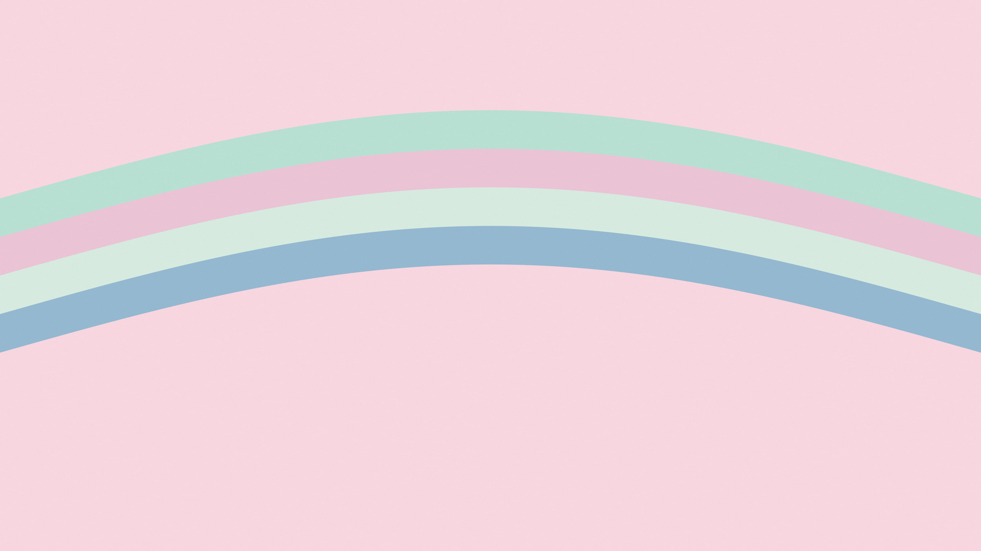 Danish Pastel Retro Stripe desktop wallpaper in 4K