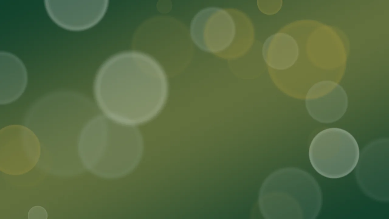 Dark Green and Gold Bokeh Lights desktop wallpaper in 4K