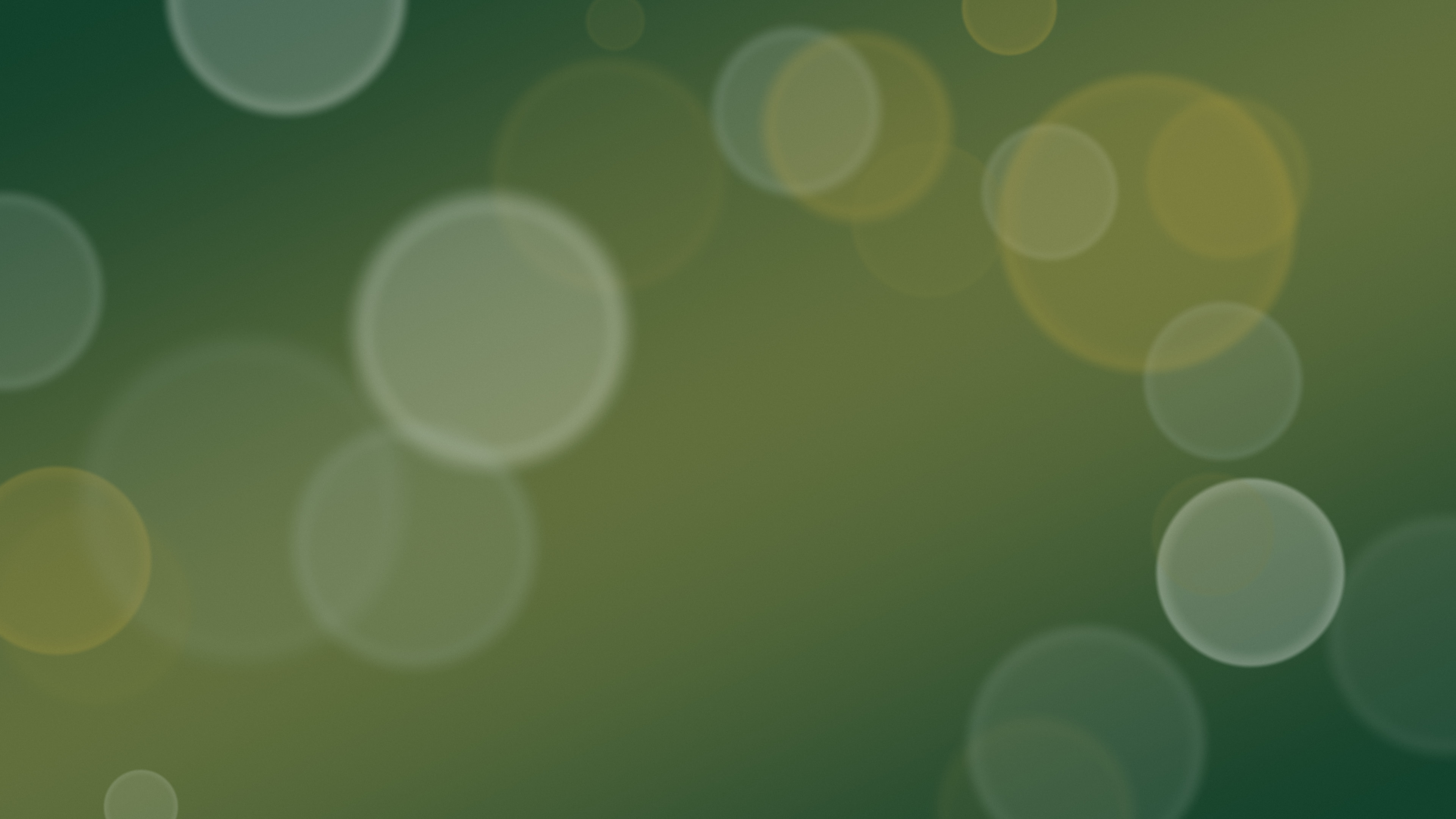 Dark Green and Gold Bokeh Lights desktop wallpaper in 4K
