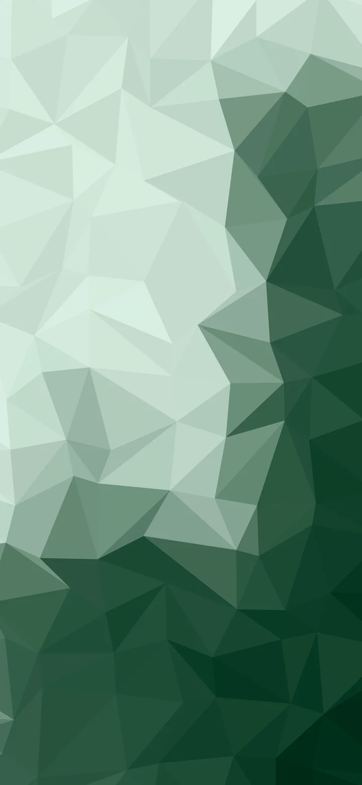 Dark Green and Ivory Low Poly wallpaper for iPhone and Android