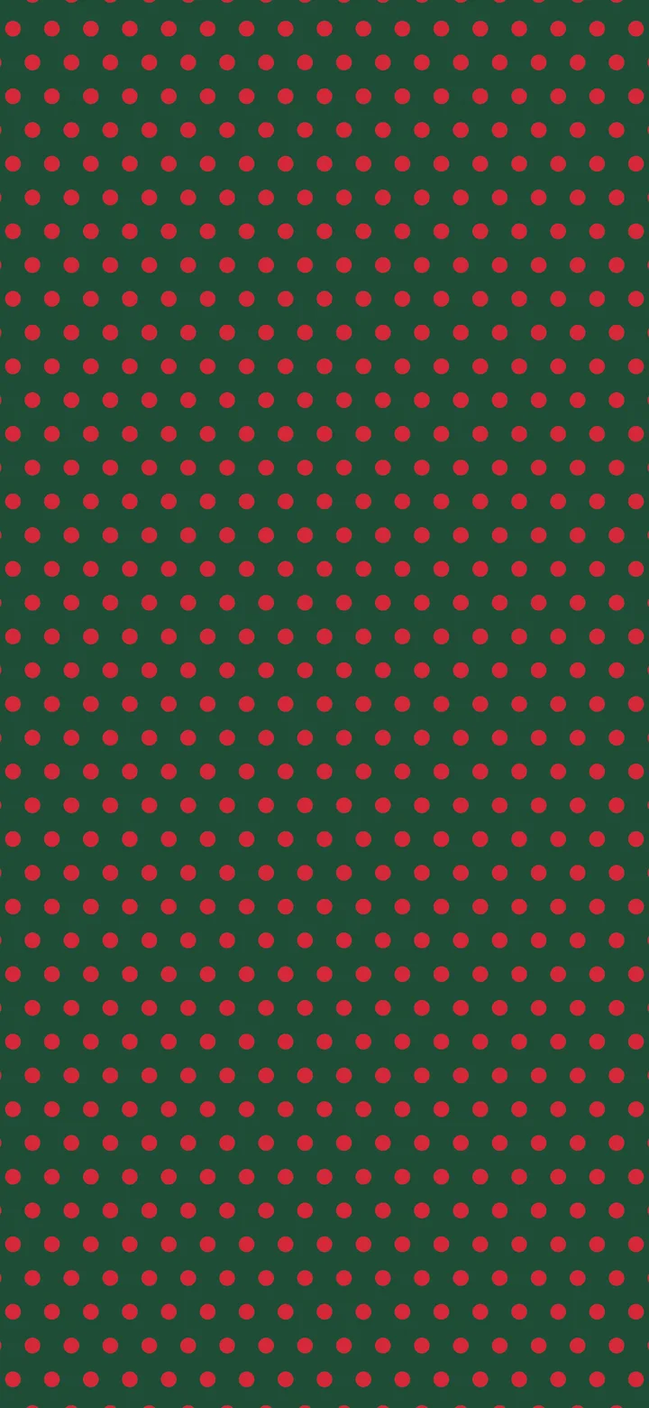 Dark Green and Red Mini Polka Dot wallpaper for iPhone and Android