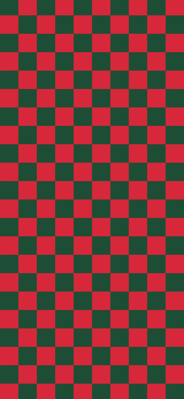 Dark Green and Red Small Checkered wallpaper for iPhone and Android
