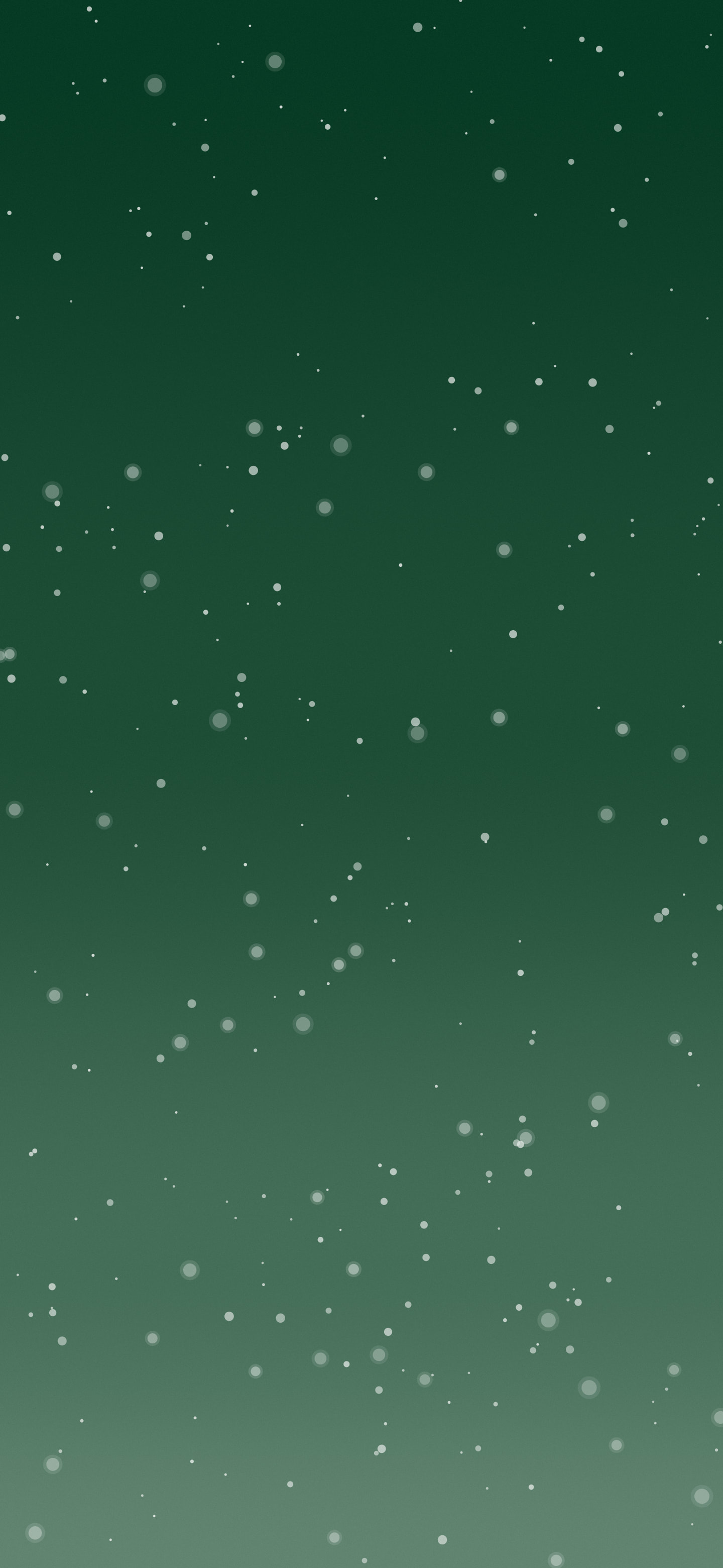 Dark Green Snowfall wallpaper for iPhone and Android