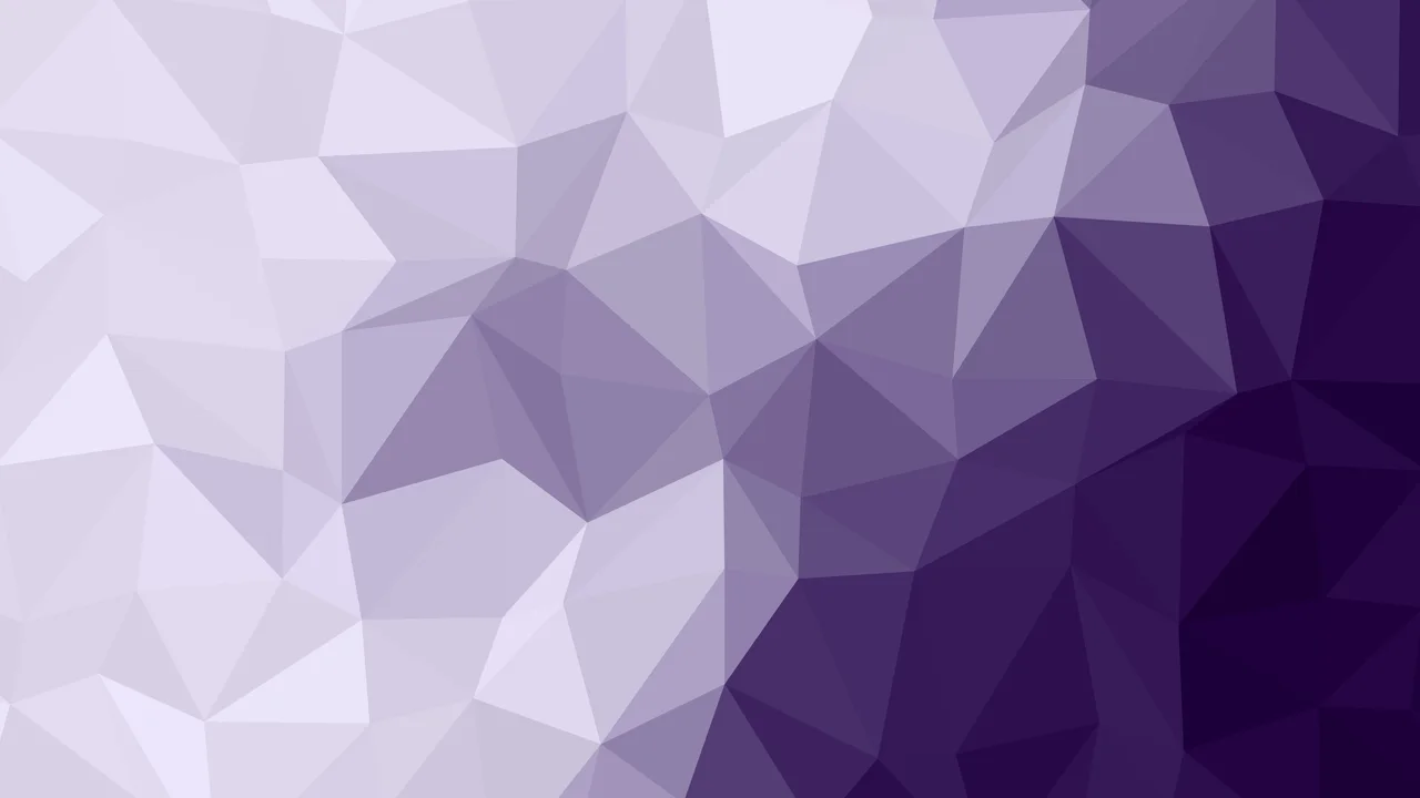 Dark Purple and Ivory Low Poly desktop wallpaper in 4K