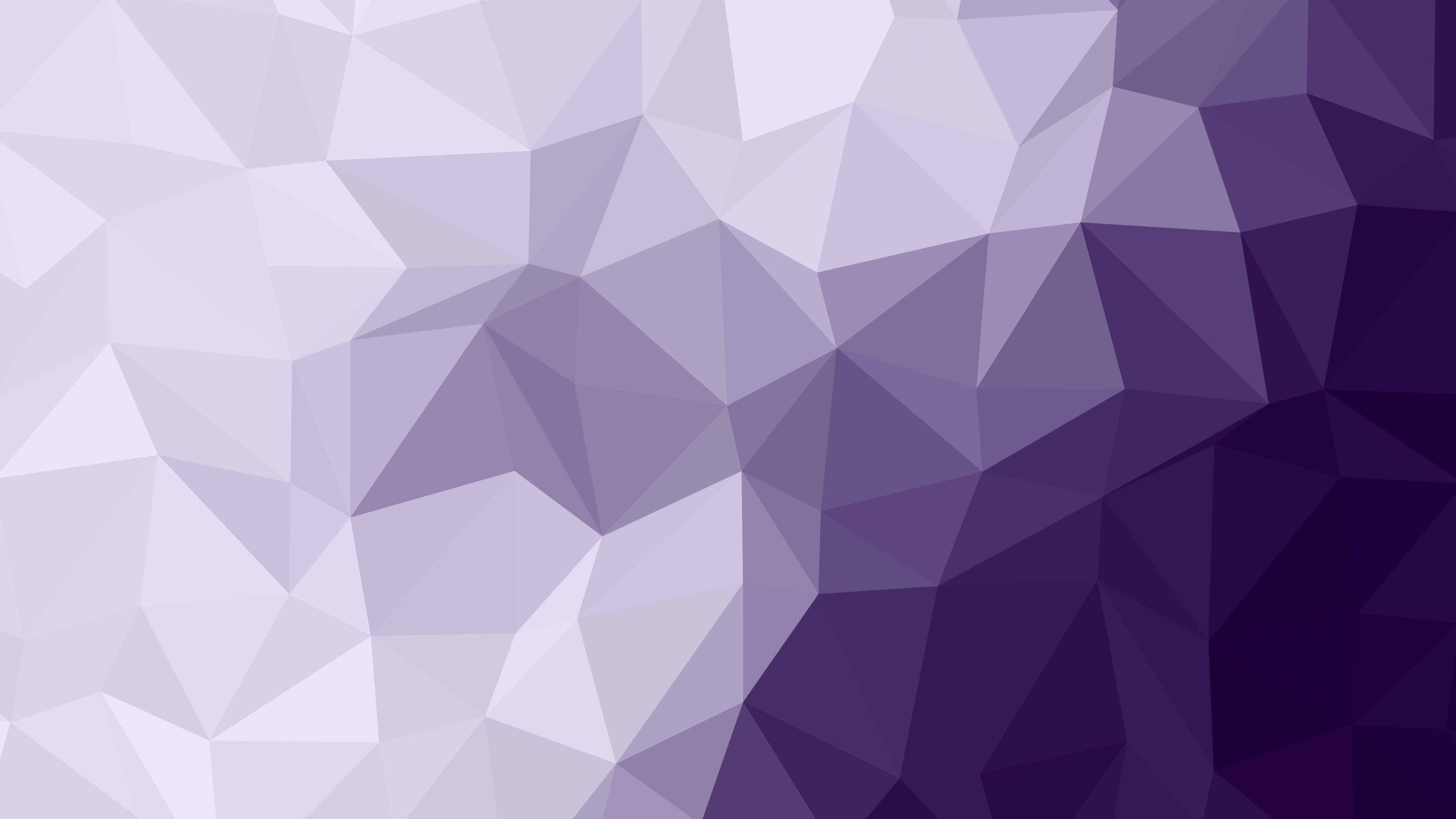 Dark Purple and Ivory Low Poly desktop wallpaper in 4K
