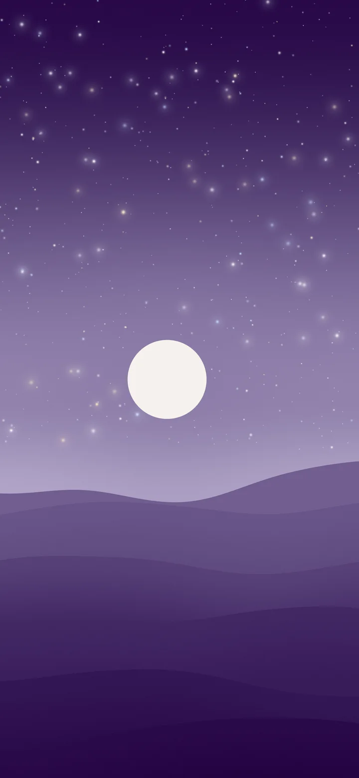Dark Purple and Ivory Minimalist Desert Dunes wallpaper for iPhone and Android