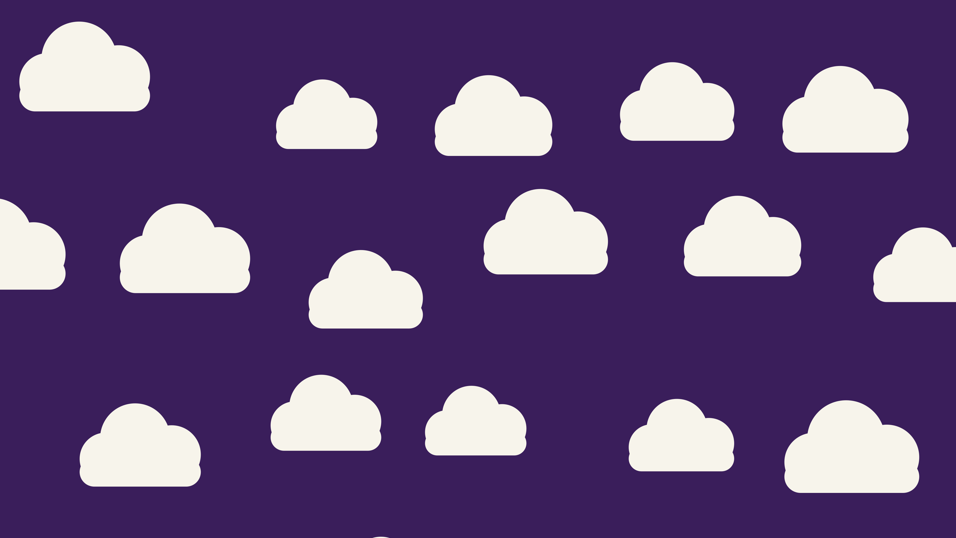 Dark Purple Cloud Pattern desktop wallpaper in 4K