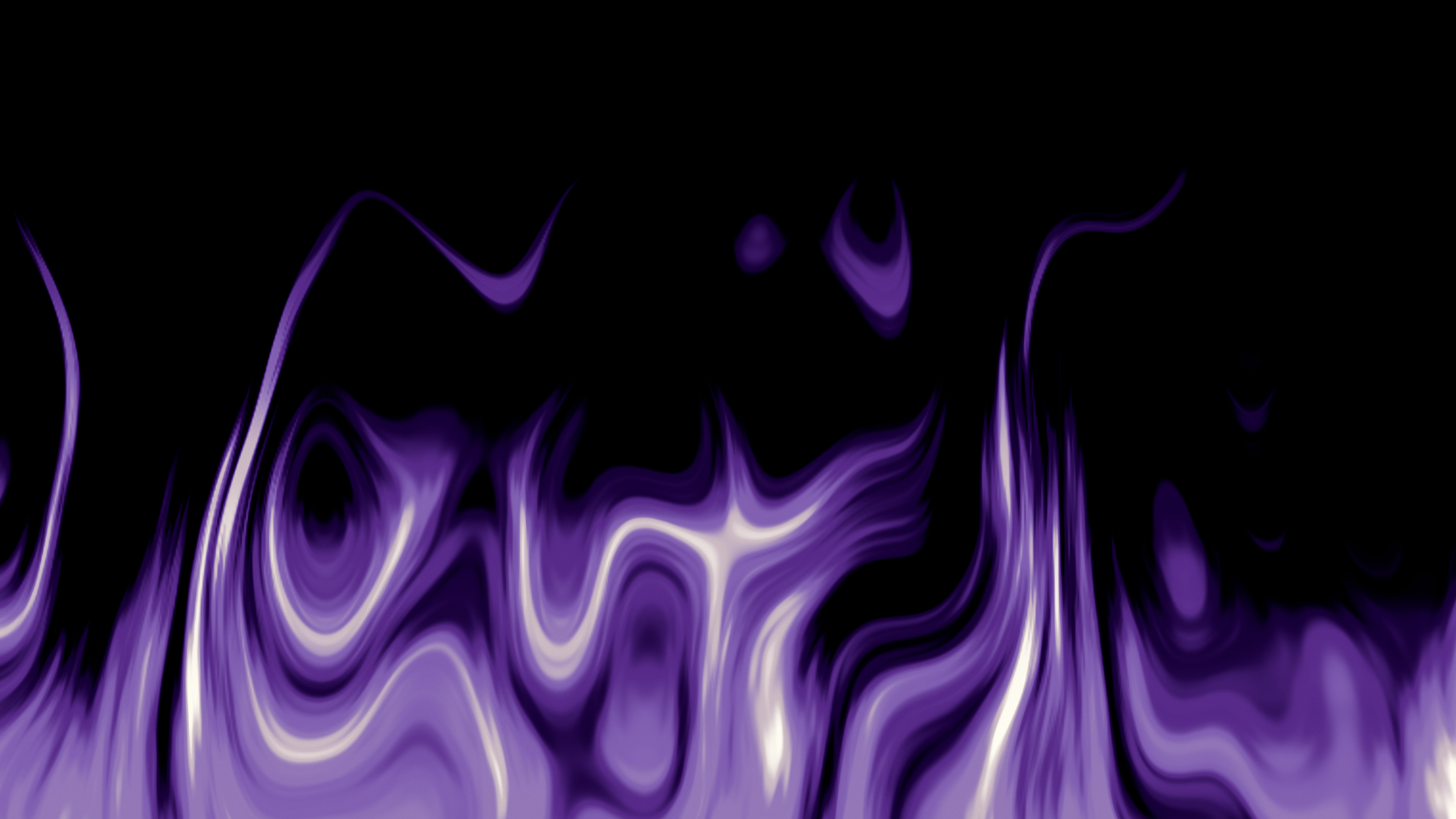 Dark Purple Fire Flames desktop wallpaper in 4K