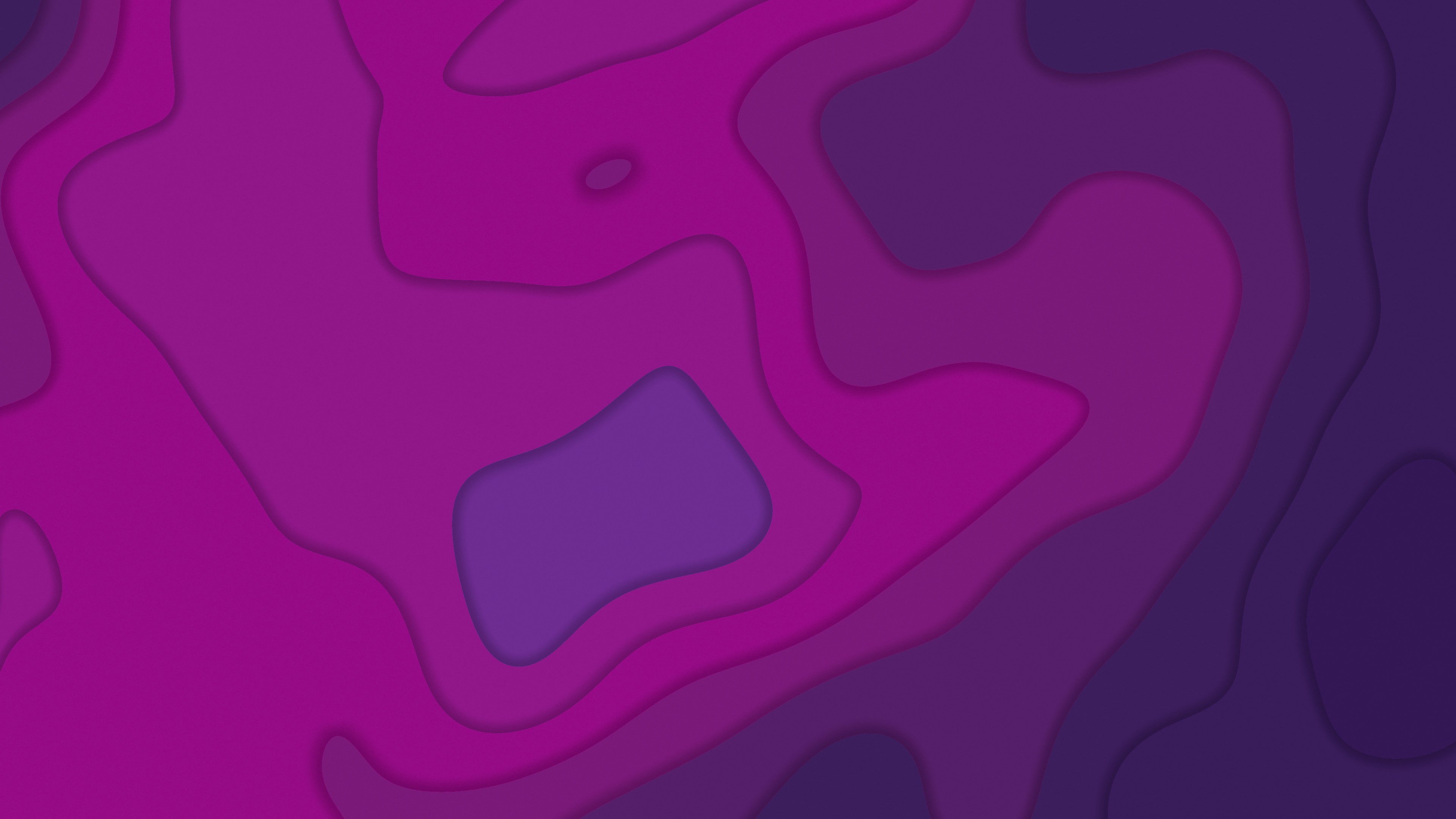 Dark Purple Layered Topographic desktop wallpaper in 4K