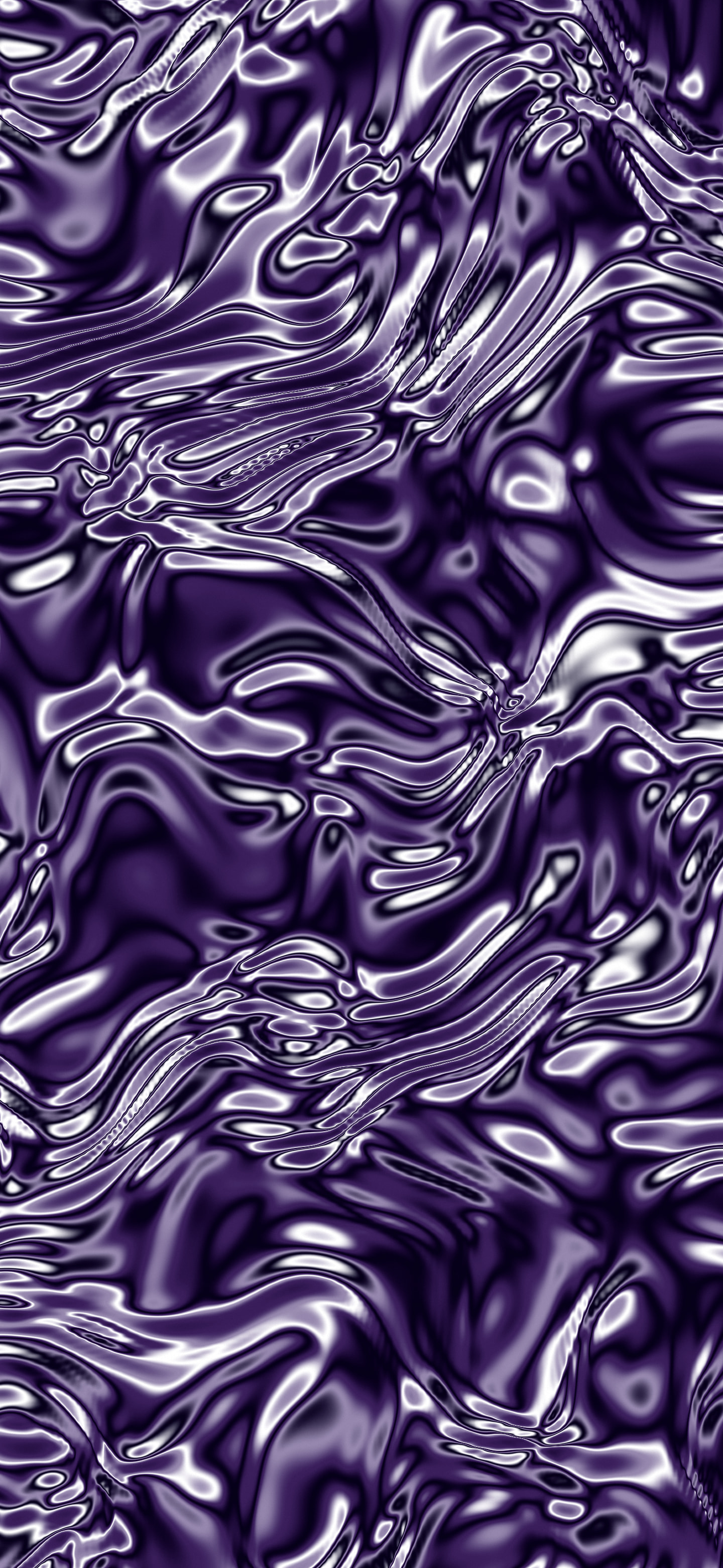 Dark Purple Liquid Chrome wallpaper for iPhone and Android
