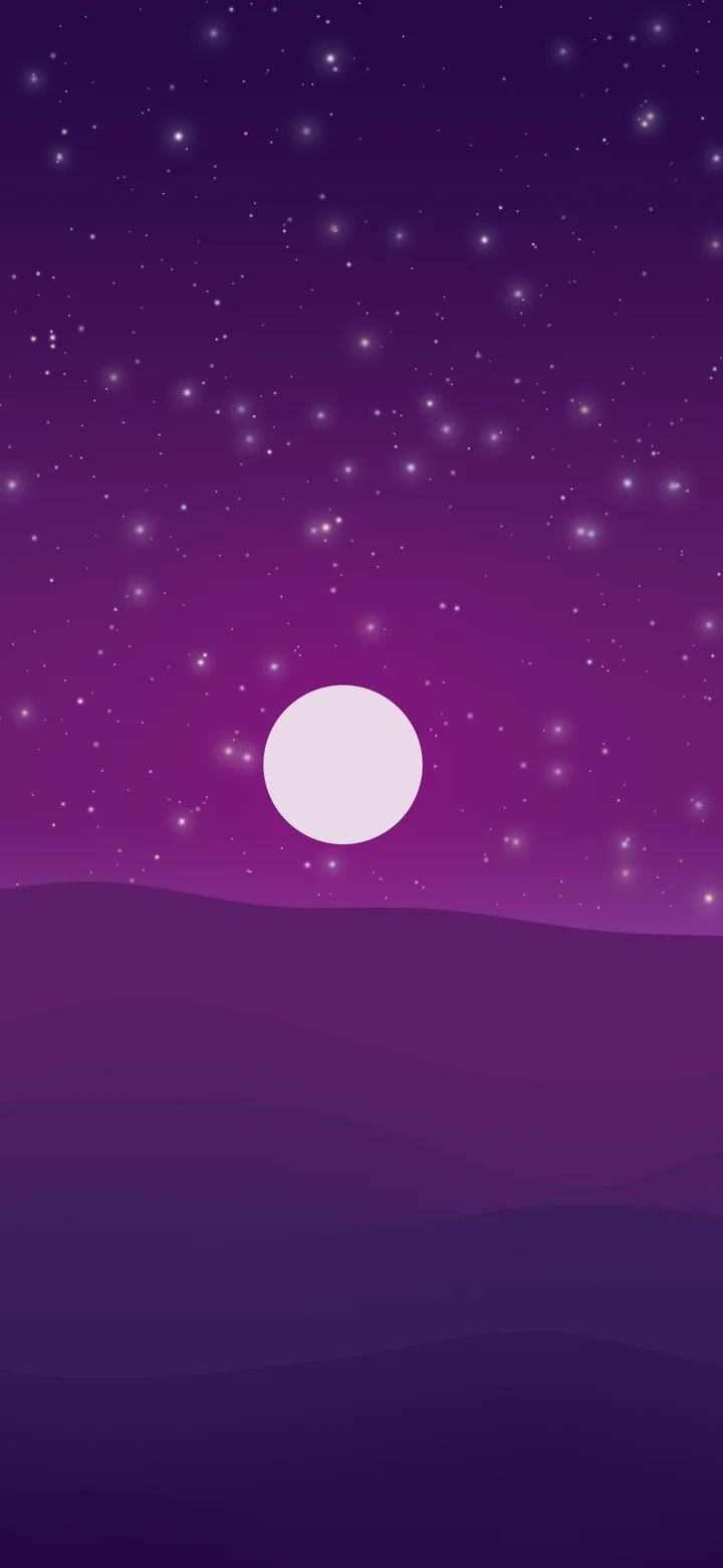 Dark Purple Minimalist Desert Dunes wallpaper for iPhone and Android