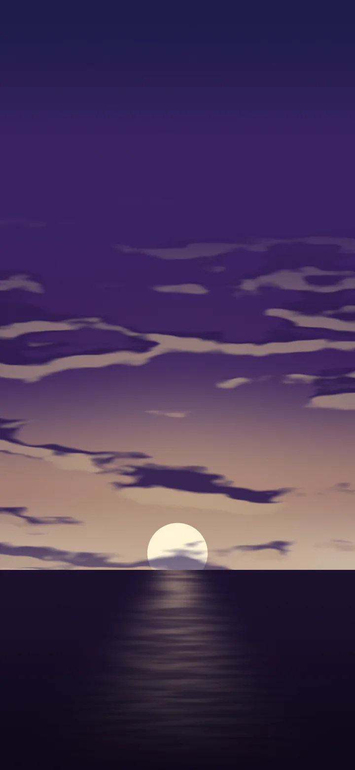 Dark Purple Sunset Sky wallpaper for iPhone and Android
