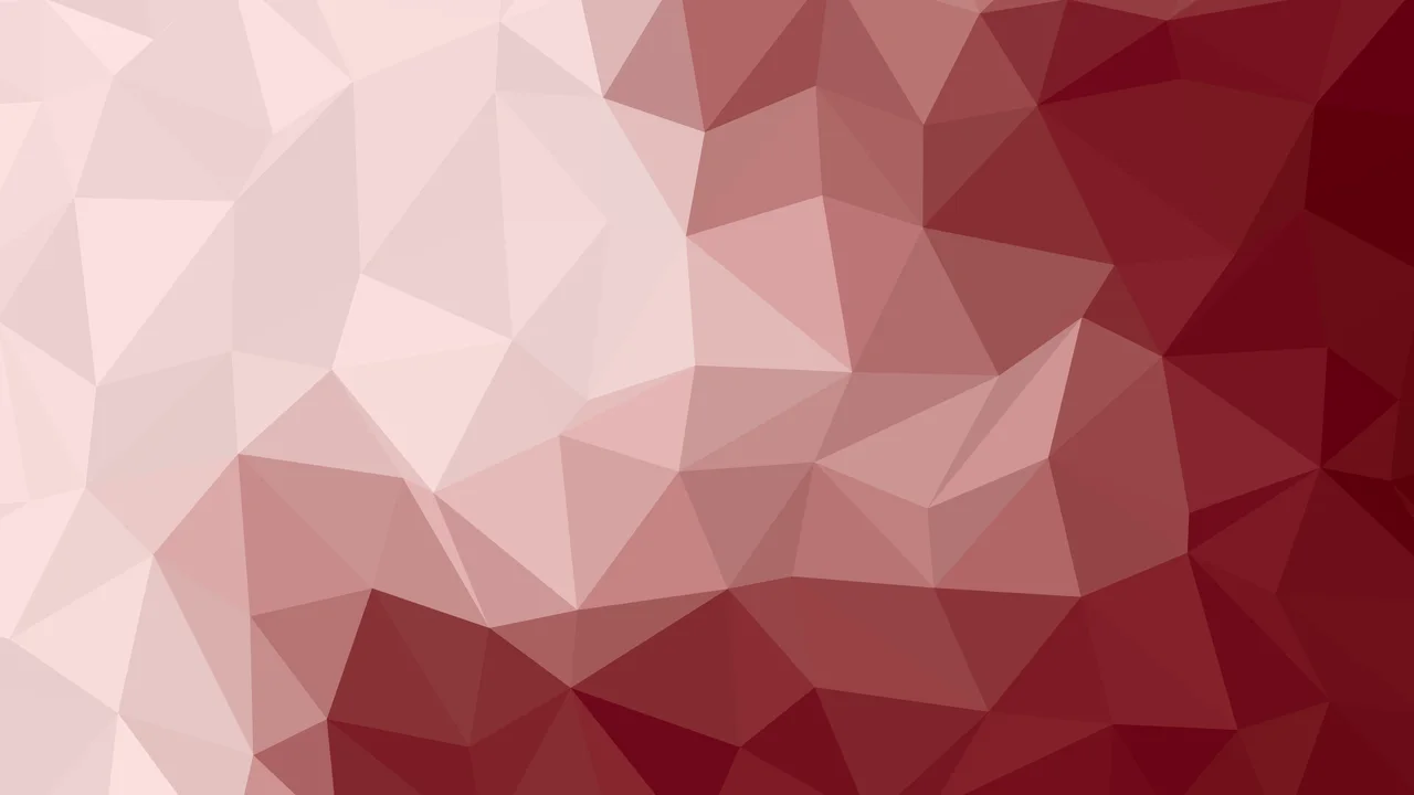 Dark Red and Ivory Low Poly desktop wallpaper in 4K