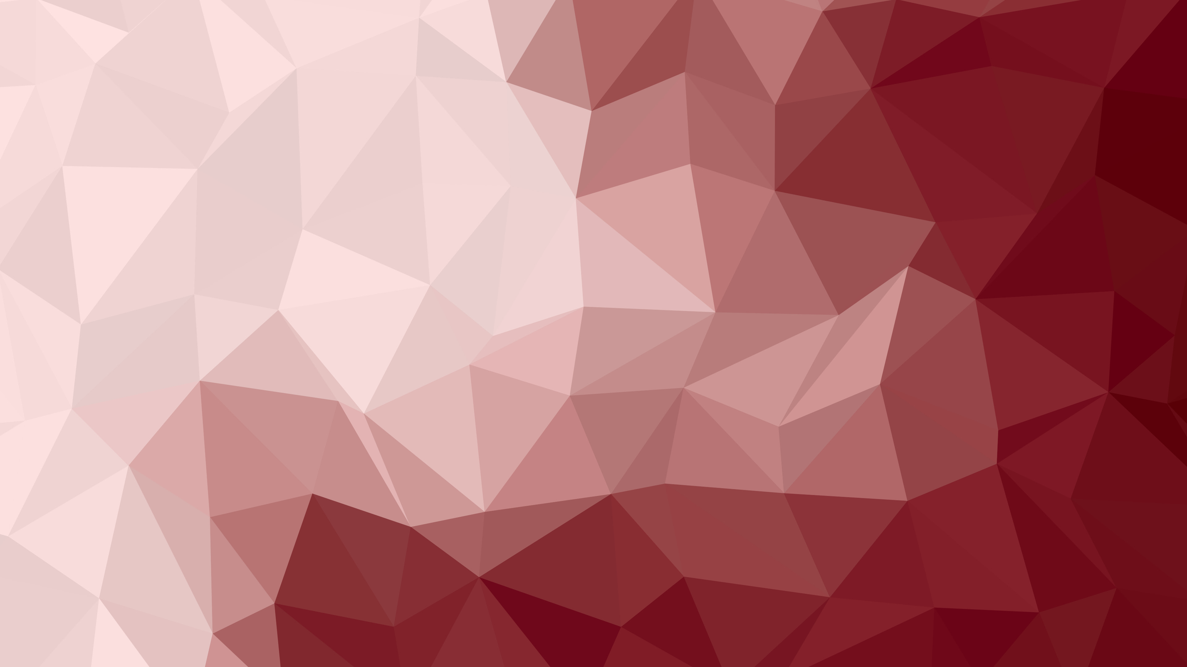 Dark Red and Ivory Low Poly desktop wallpaper in 4K