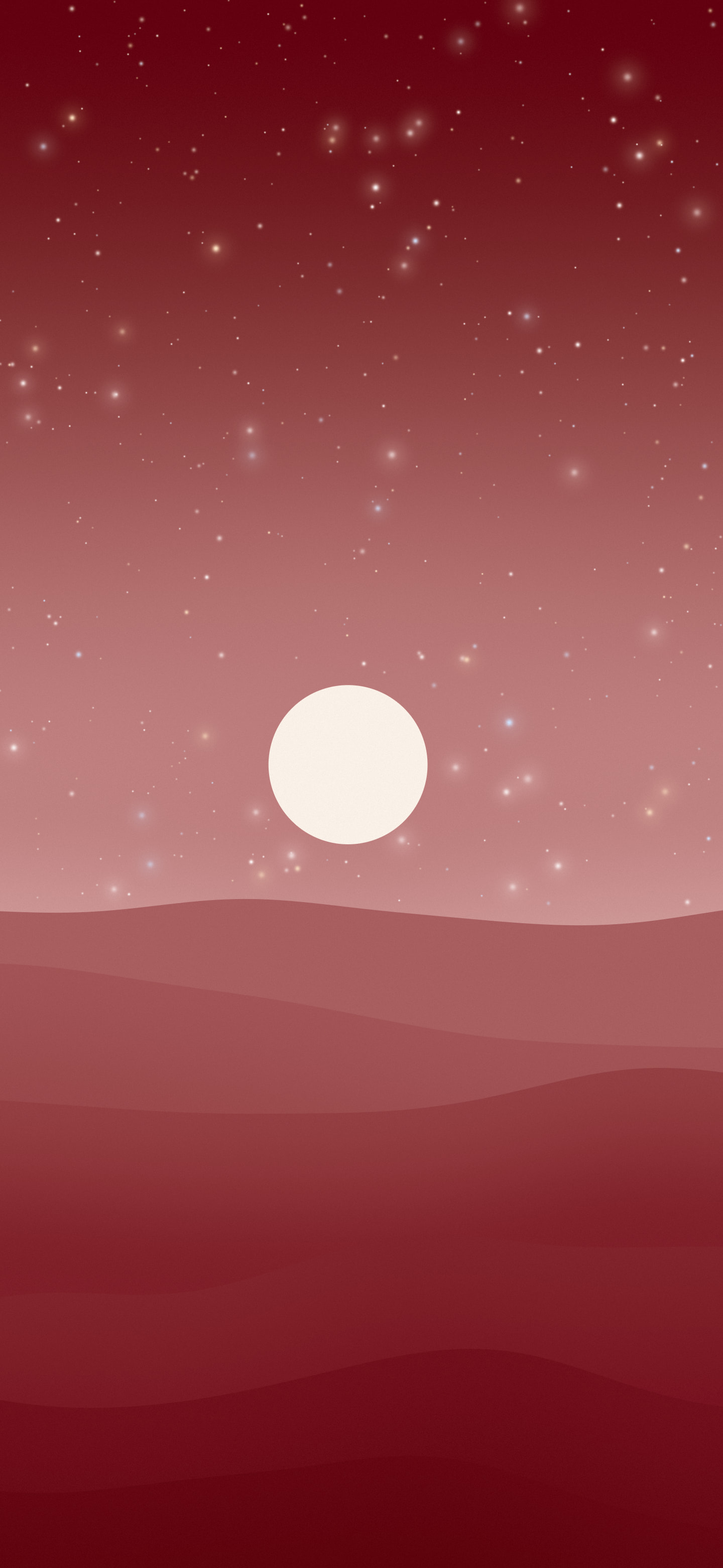 Dark Red and Ivory Minimalist Desert Dunes wallpaper for iPhone and Android