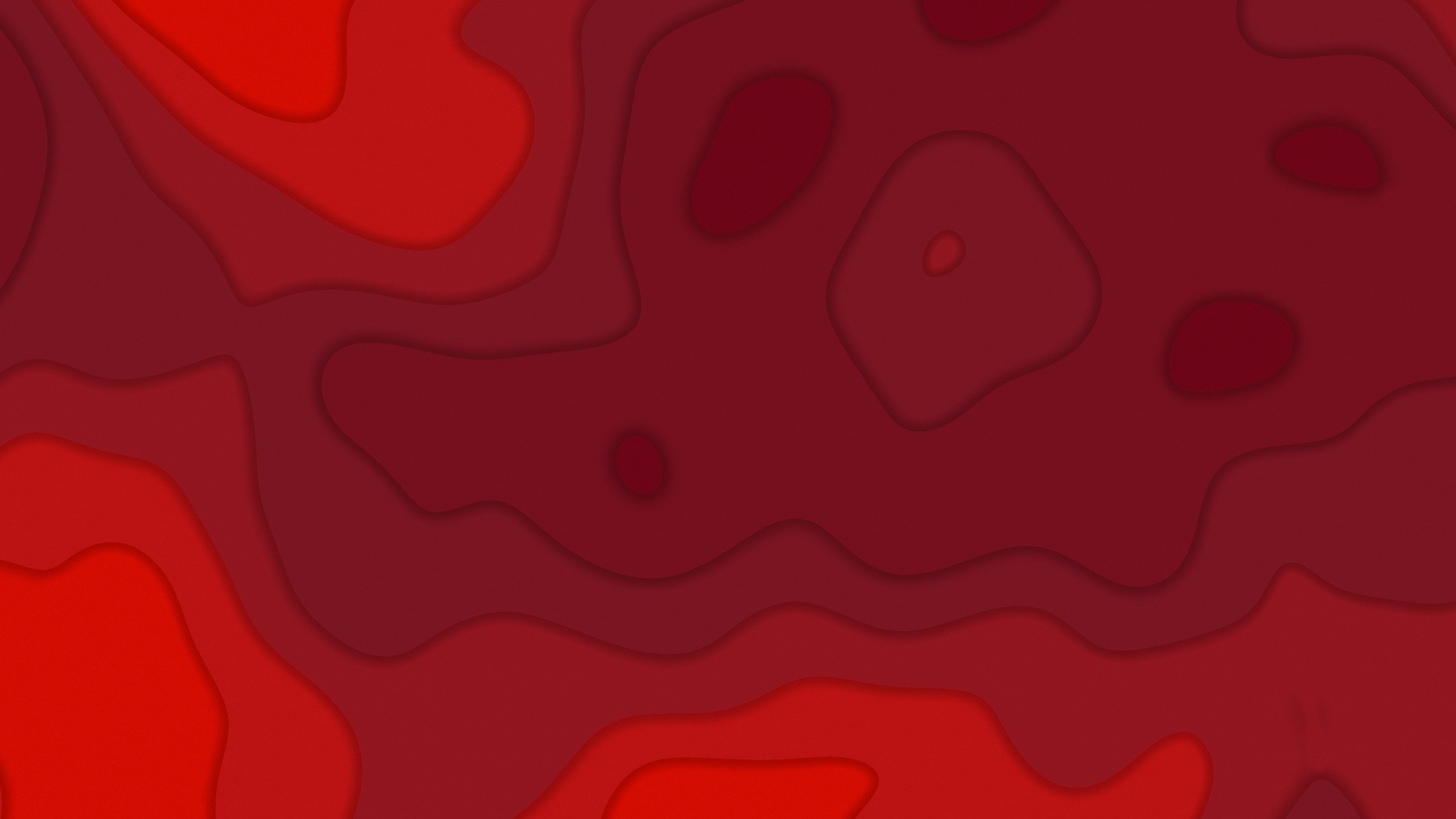 Dark Red Layered Topographic desktop wallpaper in 4K