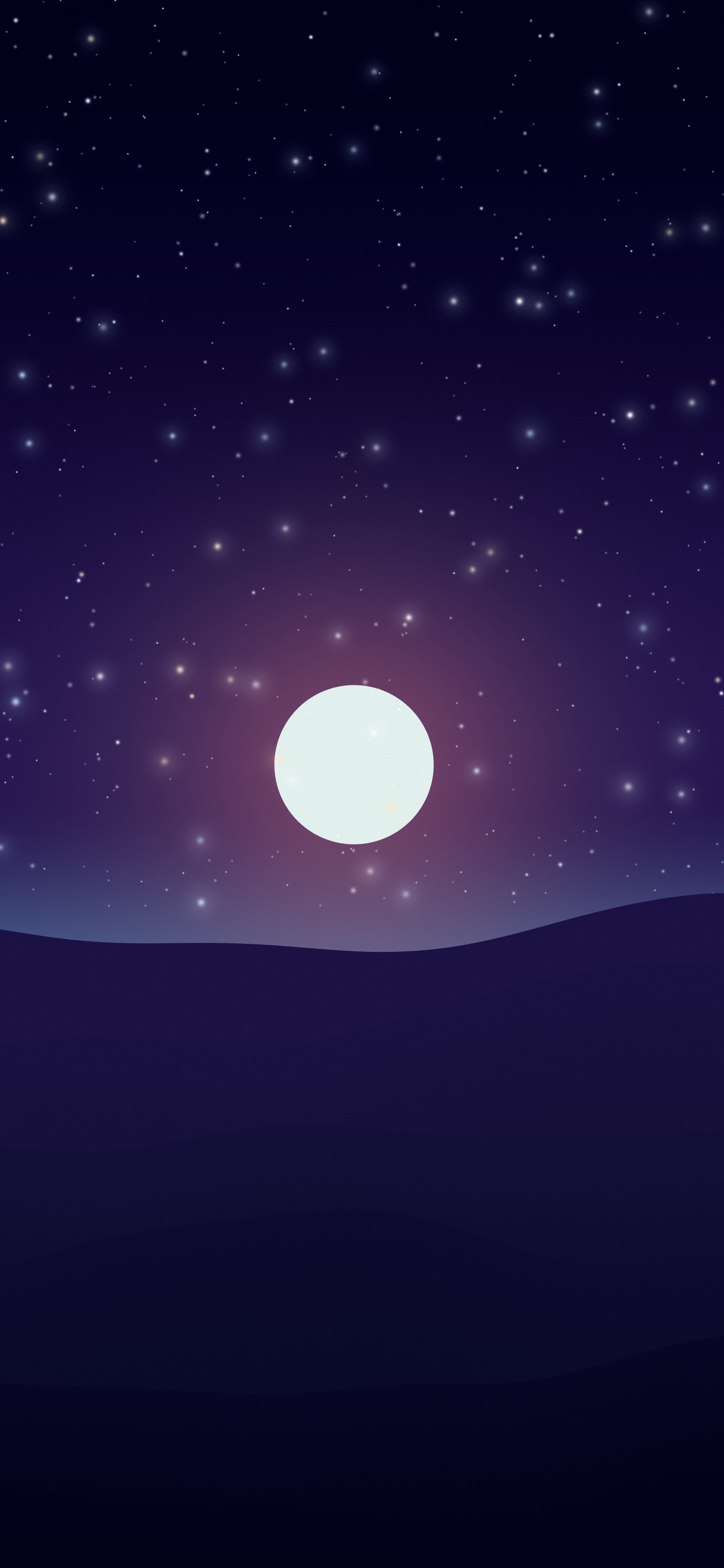 Galaxy Minimalist Desert Dunes wallpaper for iPhone and Android