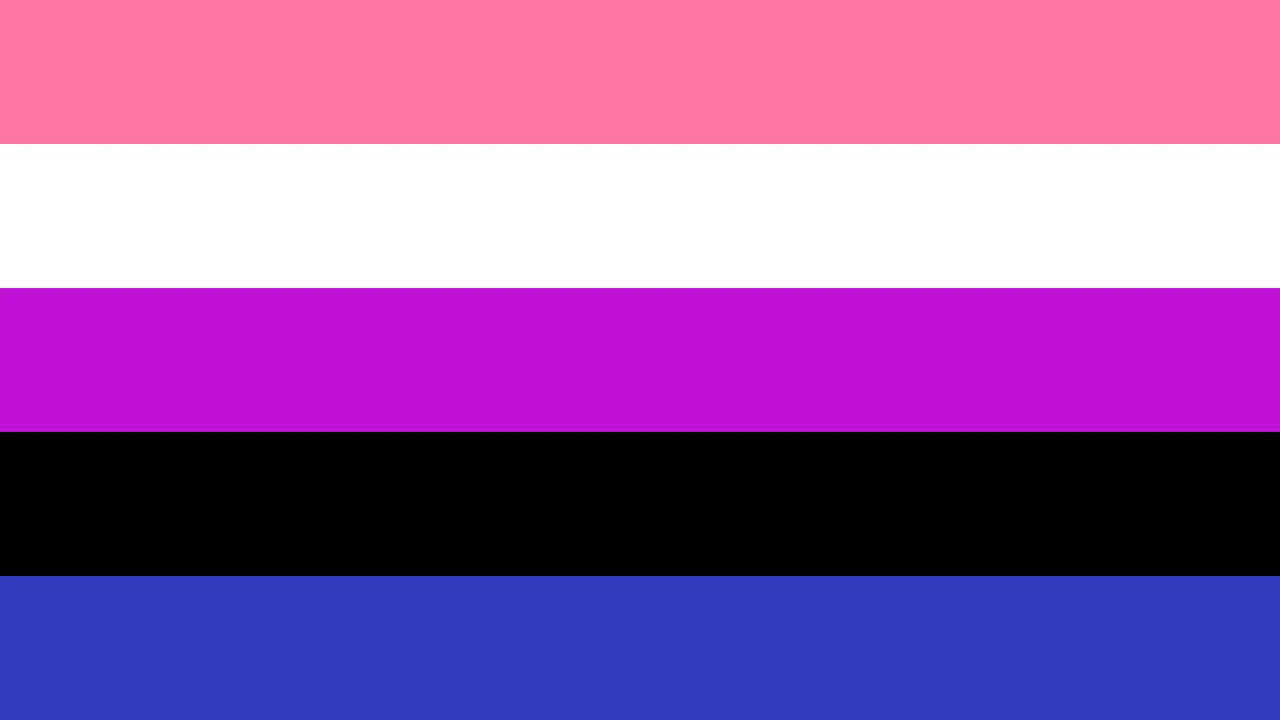 Genderfluid Pride Flag desktop wallpaper in 4K