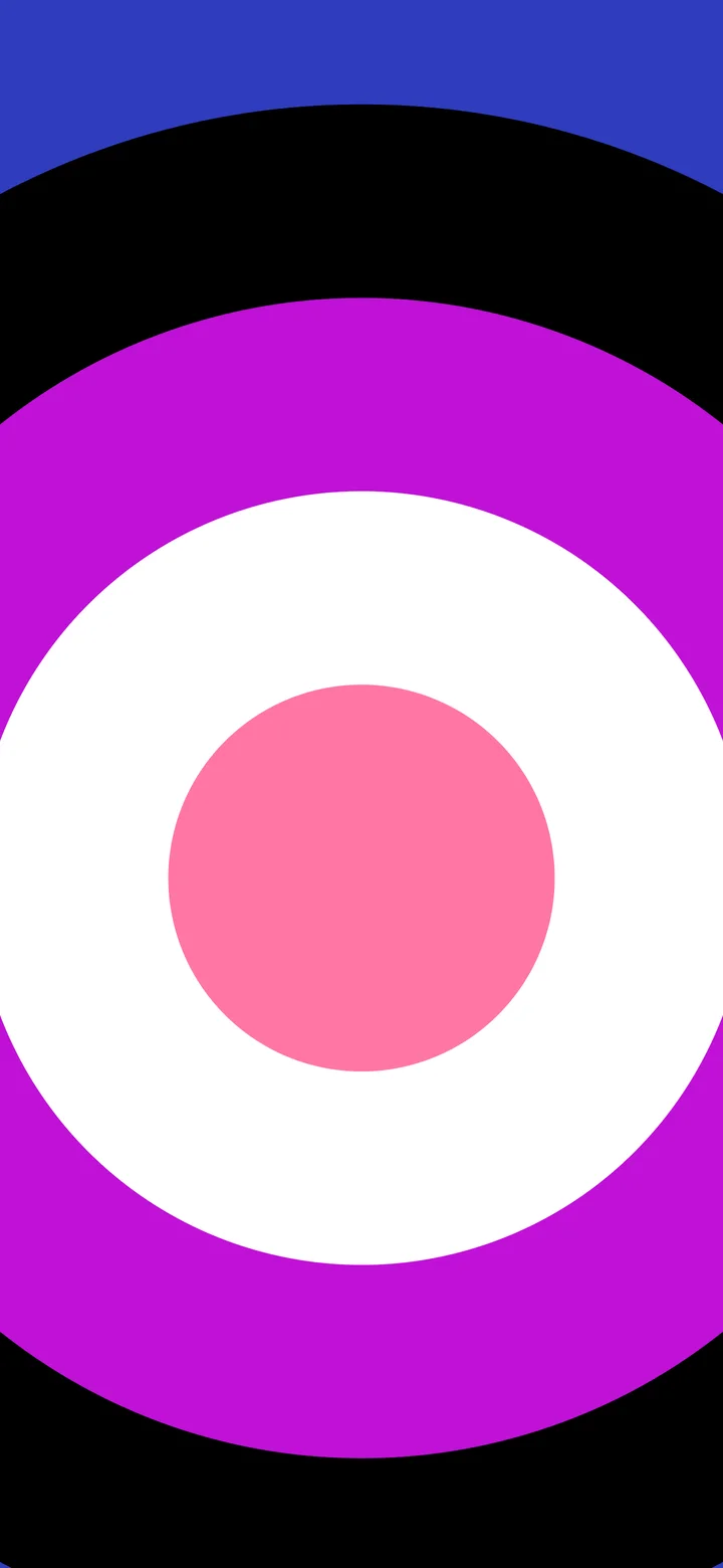 Genderfluid Pride Rings wallpaper for iPhone and Android