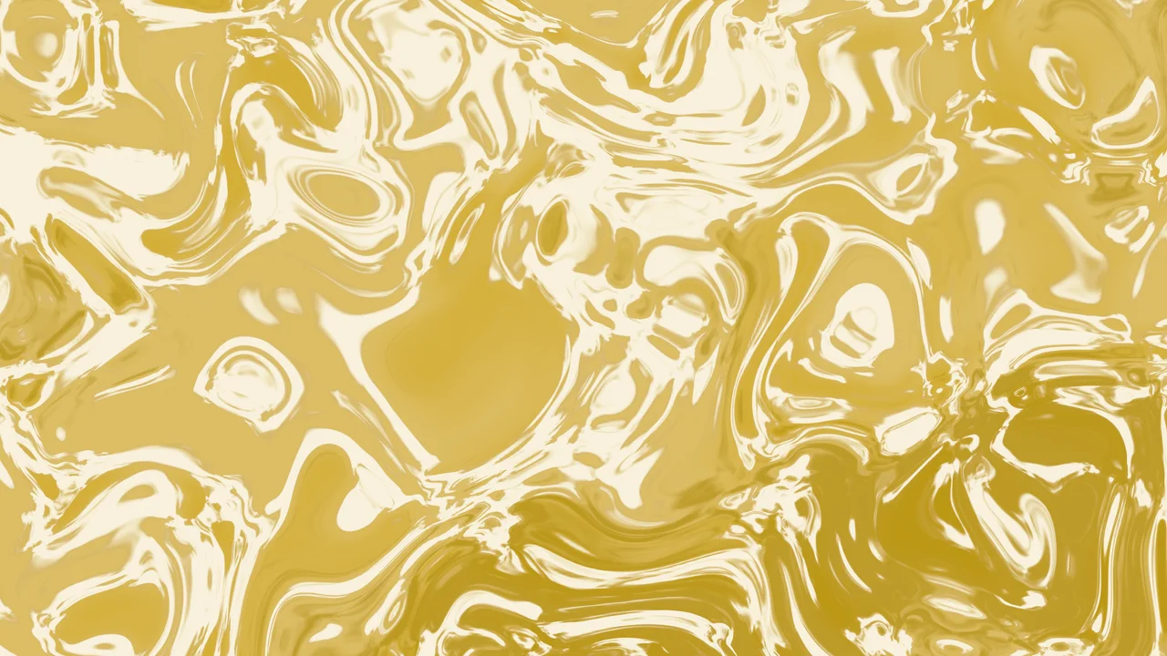 Gold and Cream Liquid Marble desktop wallpaper in 4K