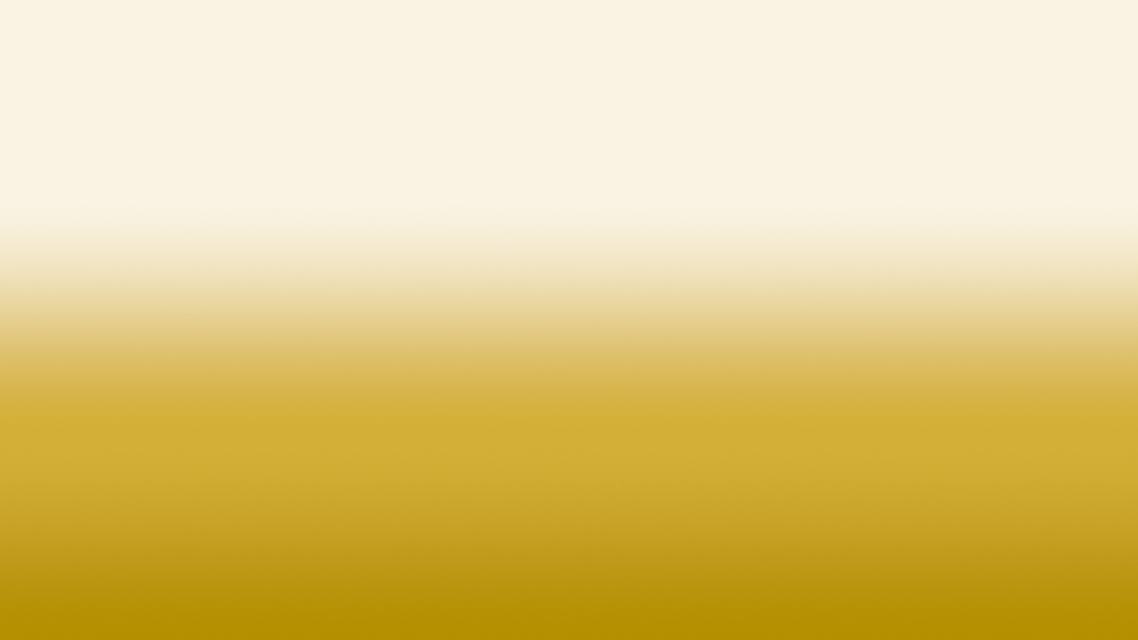 Gold and Cream Ombre Gradient desktop wallpaper in 4K