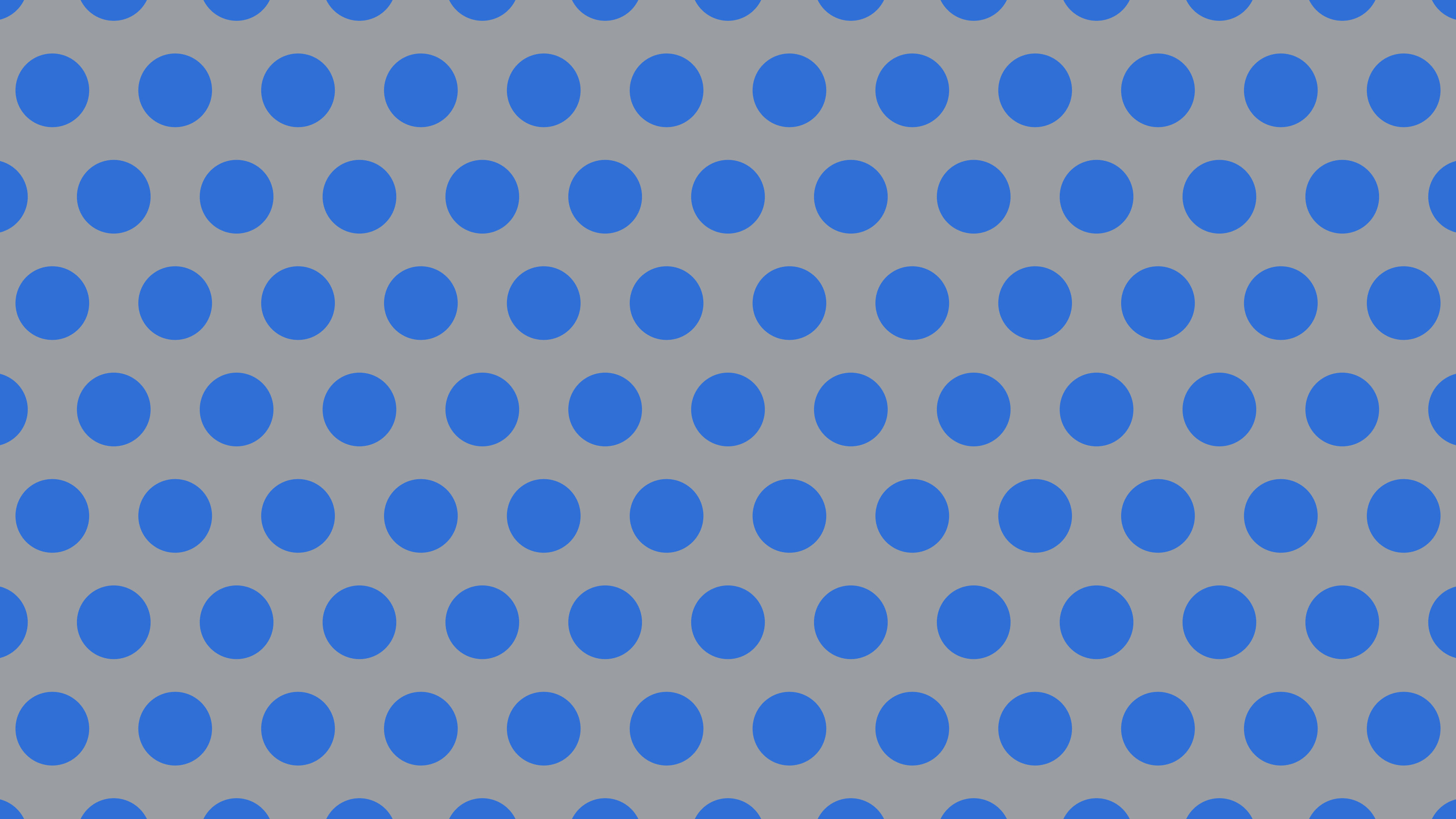 Gray and Blue Polka Dot desktop wallpaper in 4K