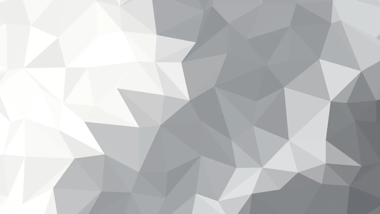 Gray and White Low Poly desktop wallpaper in 4K