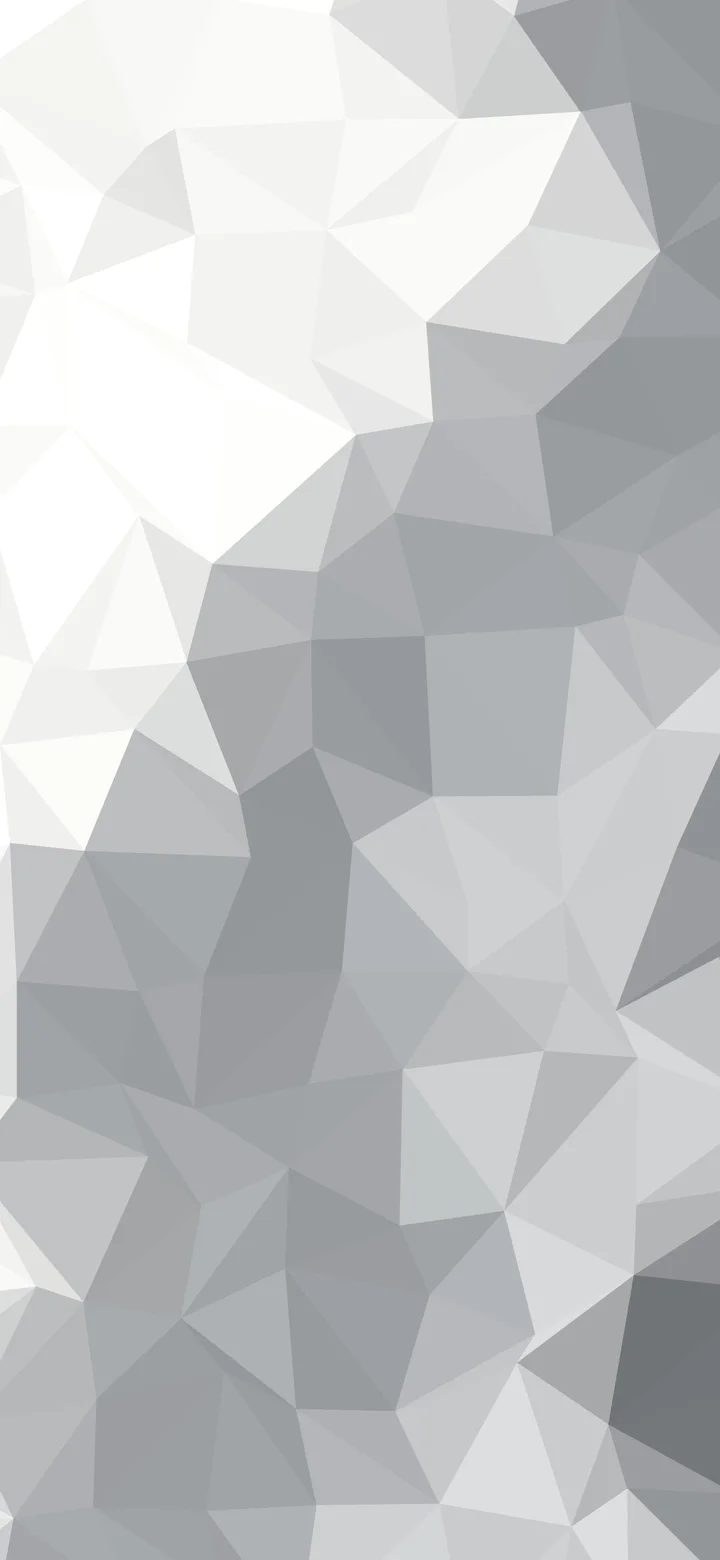 Gray and White Low Poly wallpaper for iPhone and Android