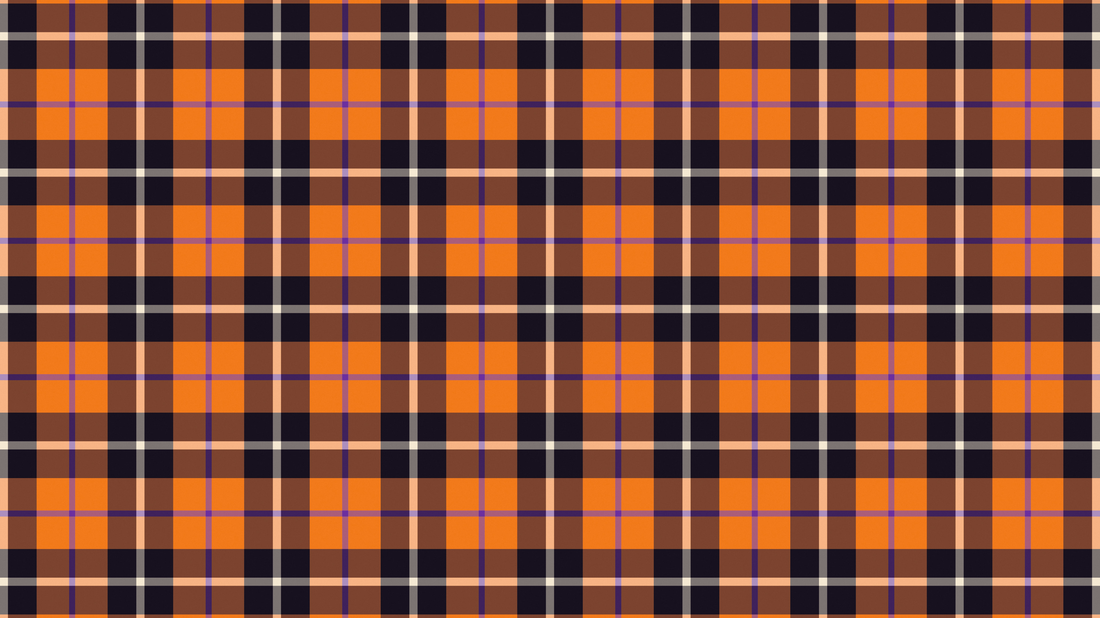 Halloween Tartan Plaid desktop wallpaper in 4K