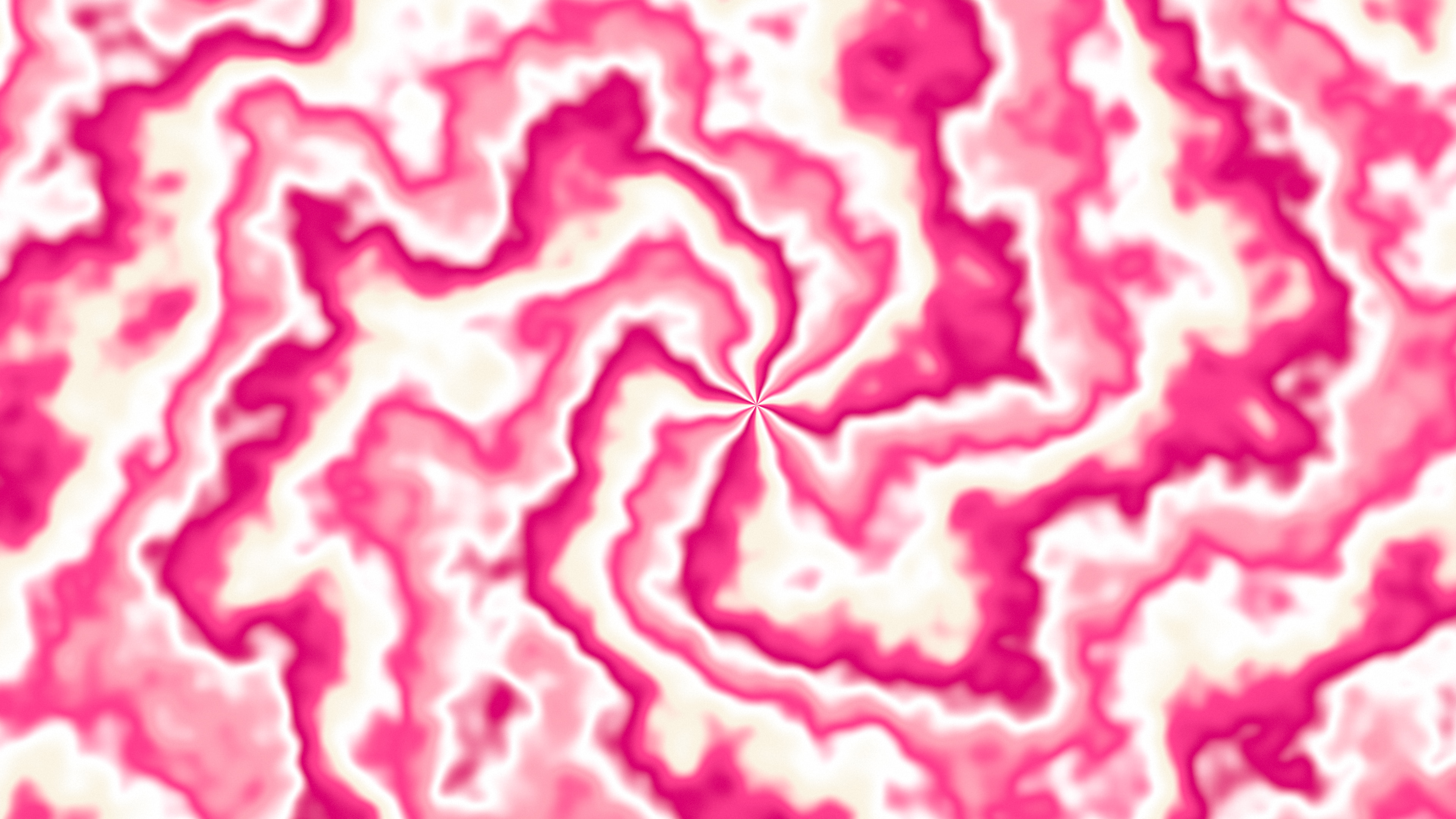 Hot Pink and Cream Spiral Tie Dye desktop wallpaper in 4K