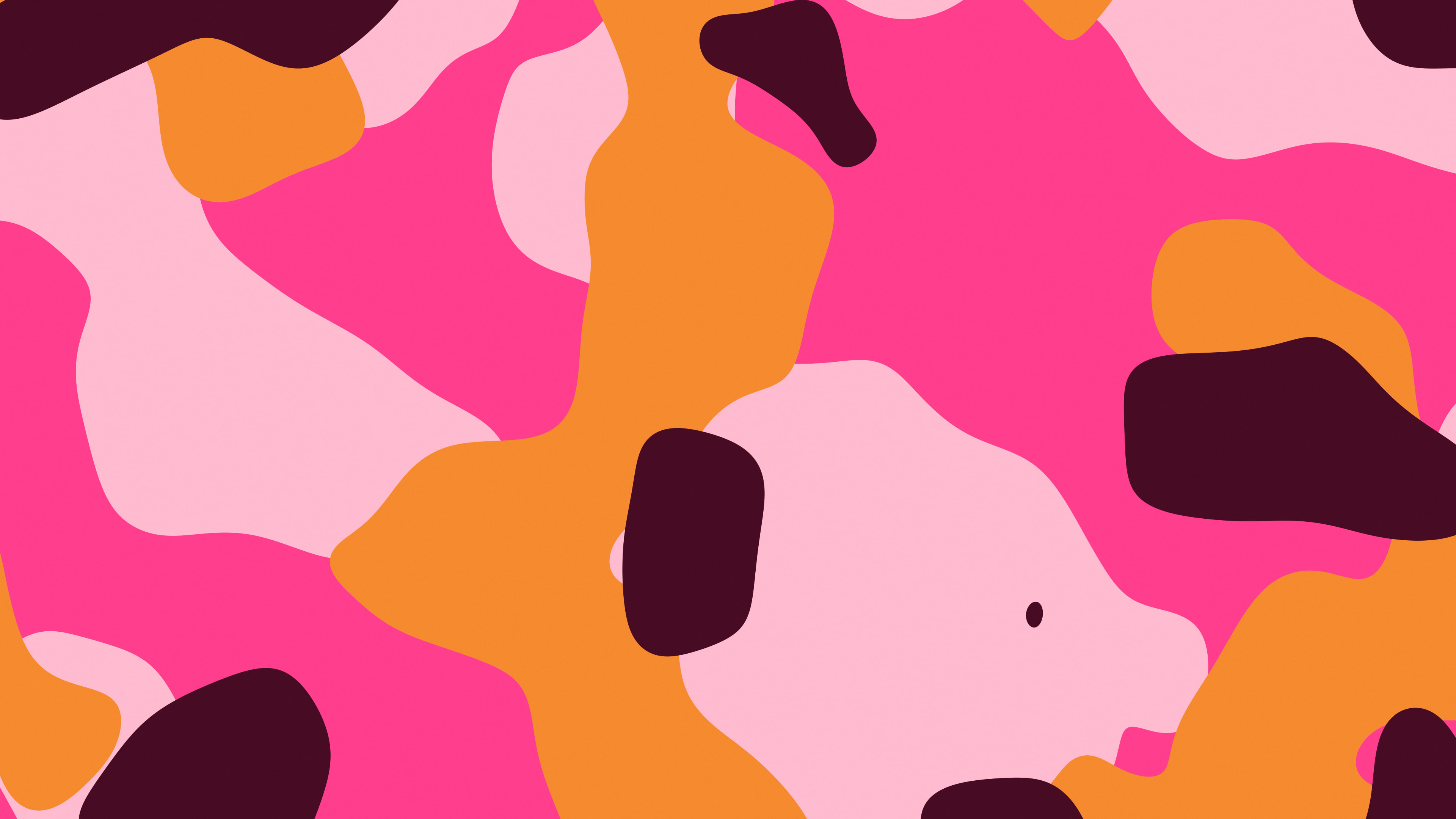 Hot Pink and Orange Camo desktop wallpaper in 4K