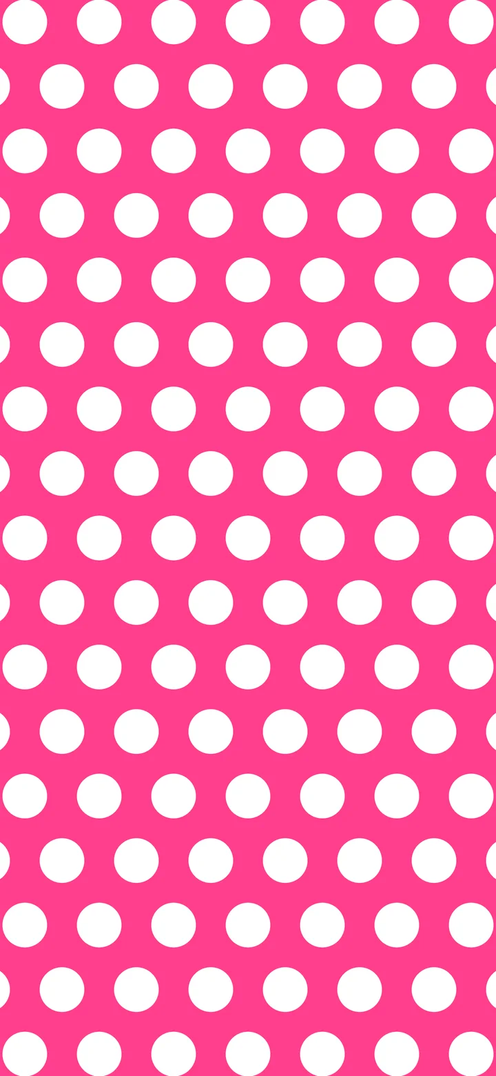 Hot Pink Polka Dot wallpaper for iPhone and Android