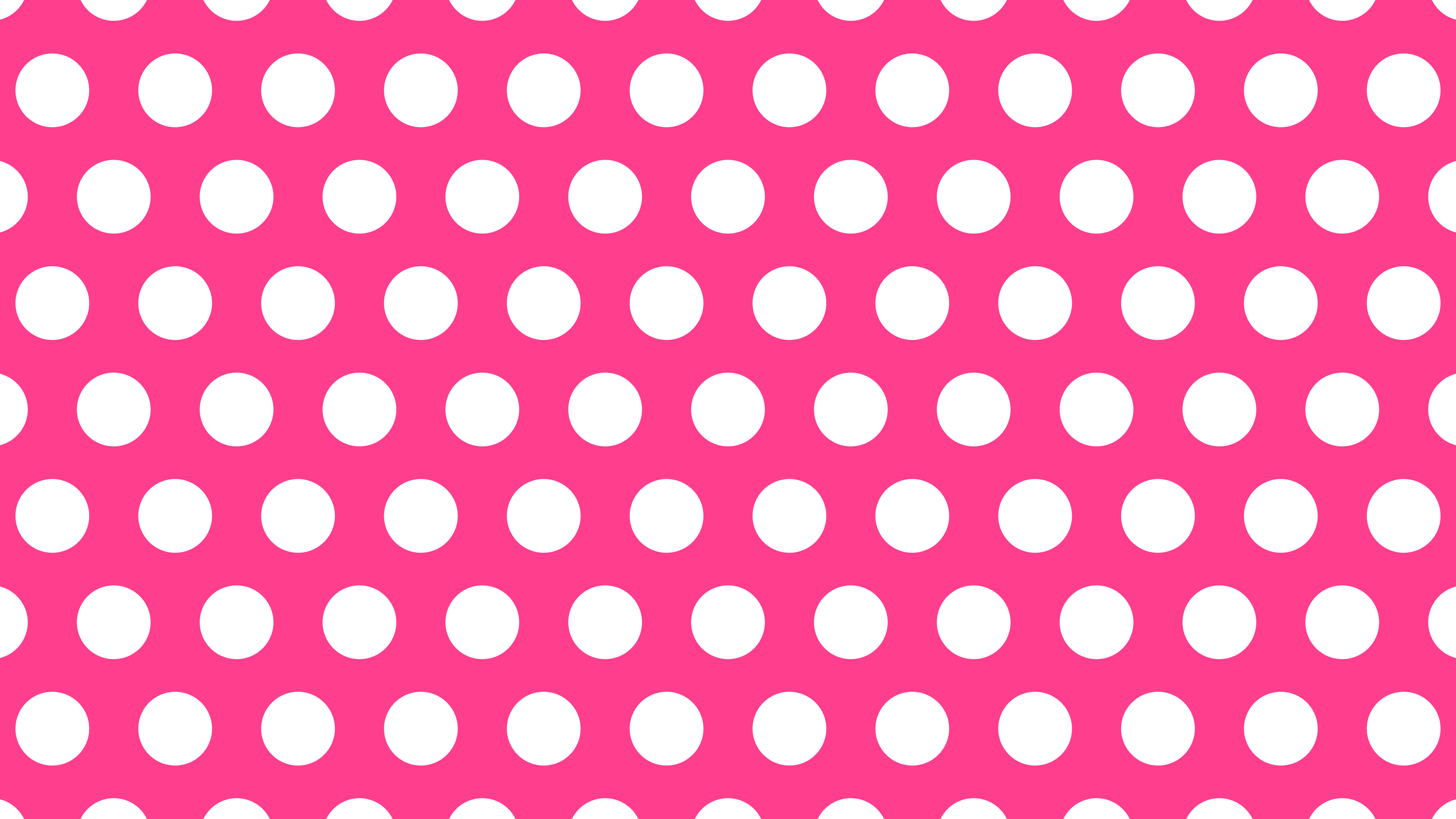 Hot Pink Polka Dot desktop wallpaper in 4K