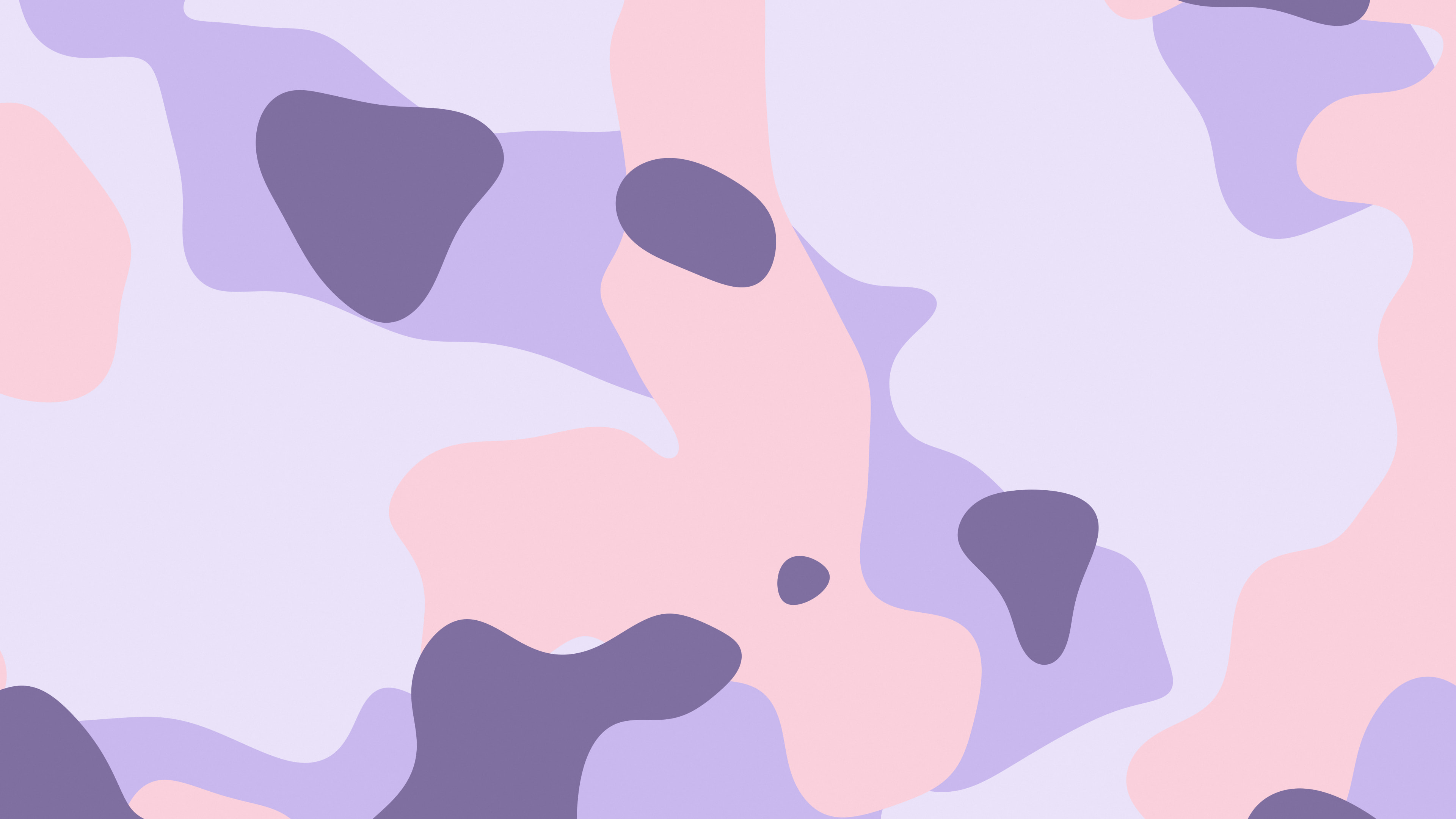 Lavender and Pastel Pink Camo desktop wallpaper in 4K