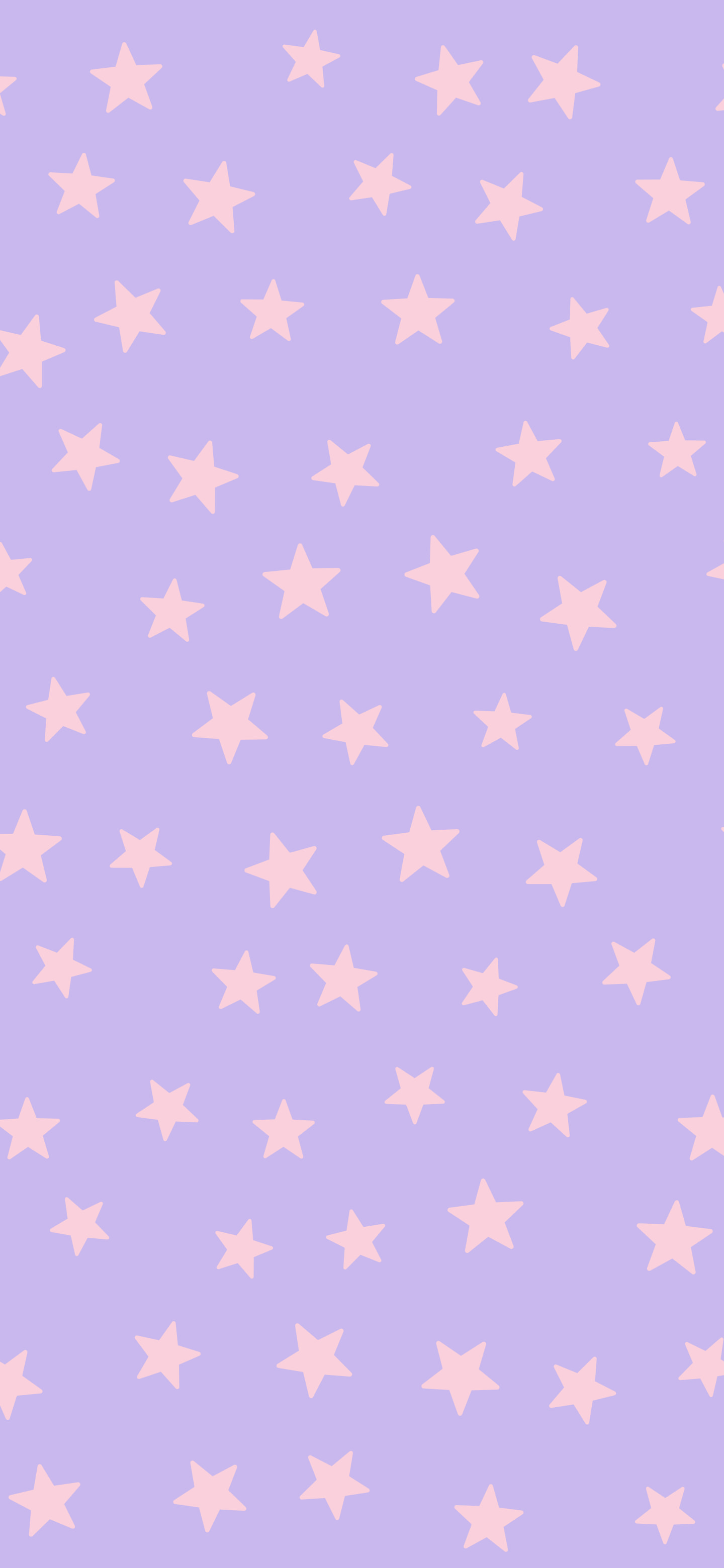 Lavender and Pastel Pink Star Pattern wallpaper for iPhone and Android