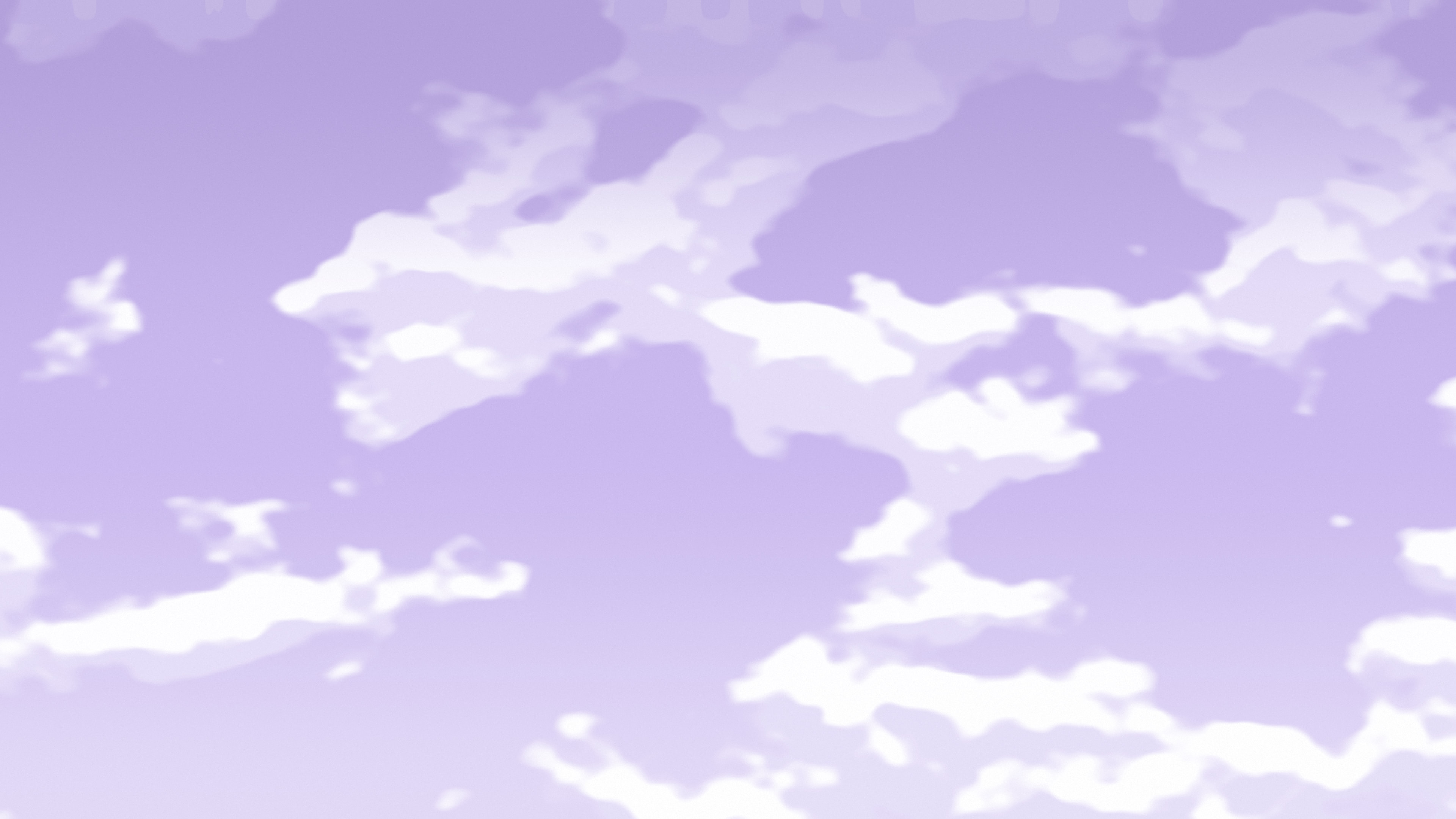 Lavender Cloudy Sky desktop wallpaper in 4K