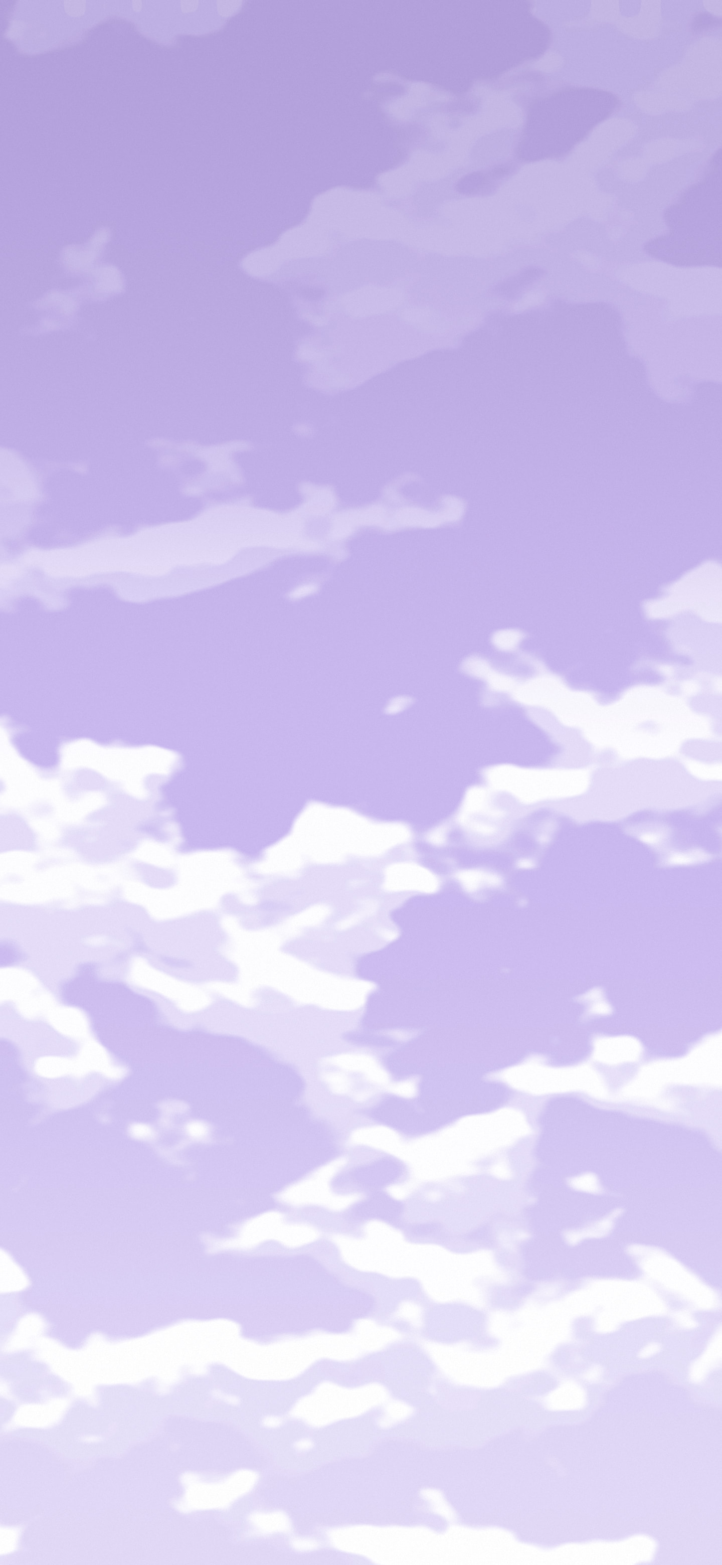 Lavender Cloudy Sky wallpaper for iPhone and Android