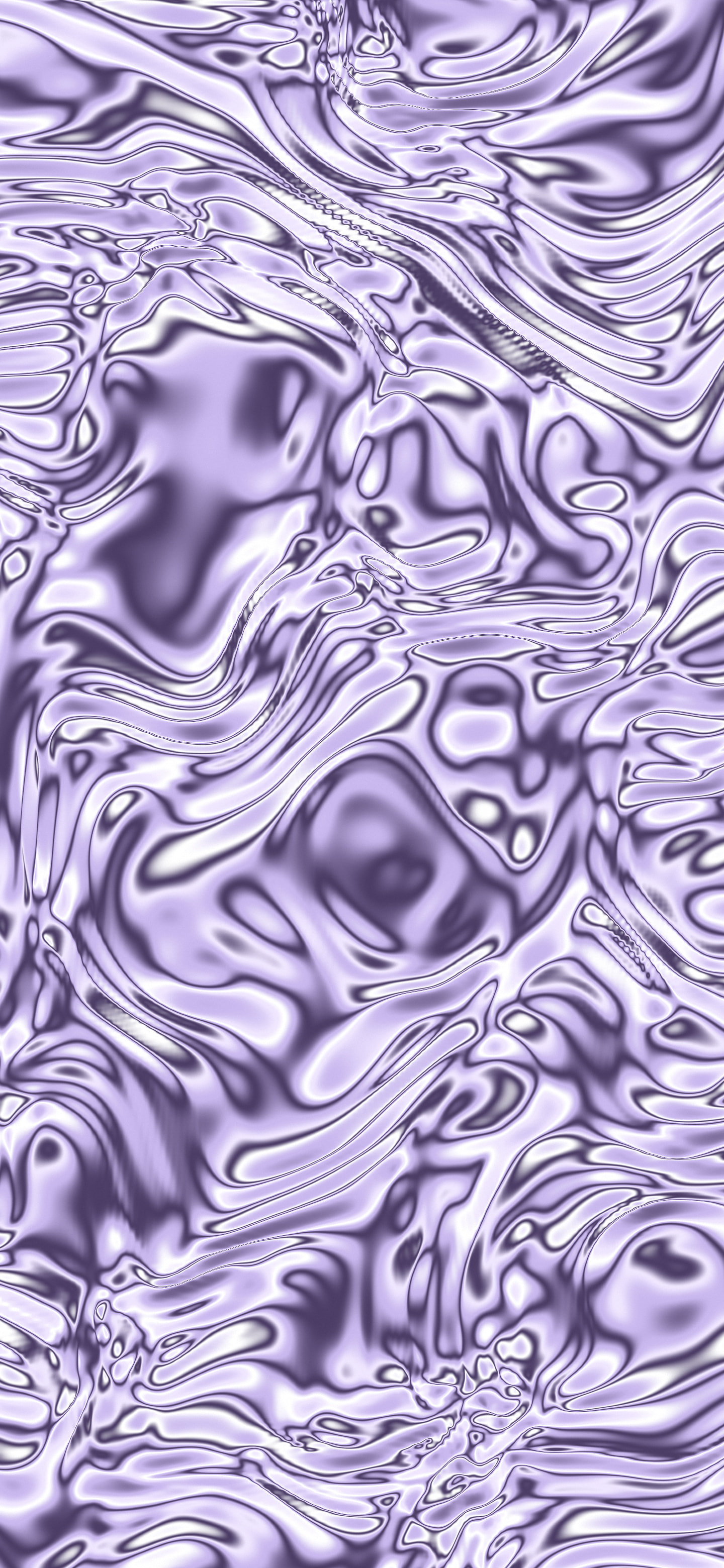 Lavender Liquid Chrome wallpaper for iPhone and Android