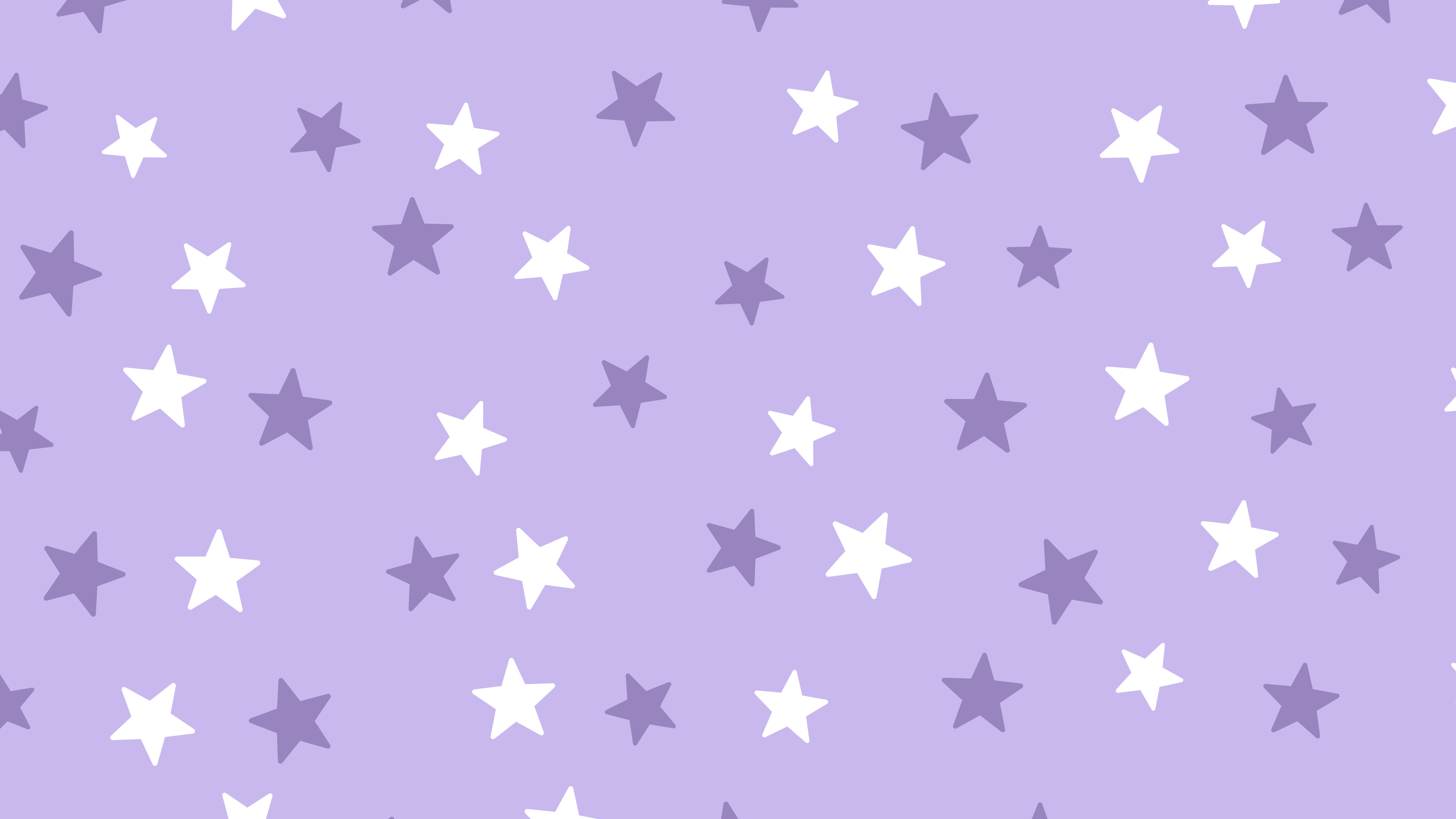 Lavender Star Pattern desktop wallpaper in 4K