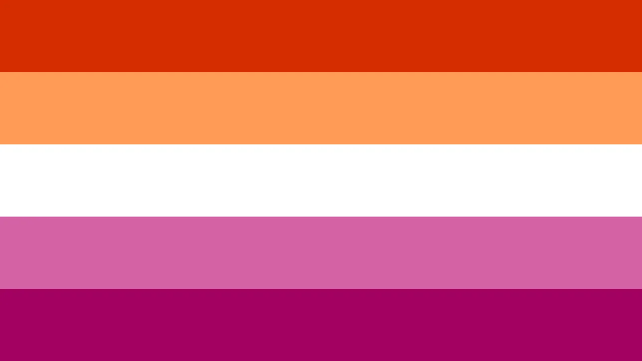Lesbian Pride Flag desktop wallpaper in 4K