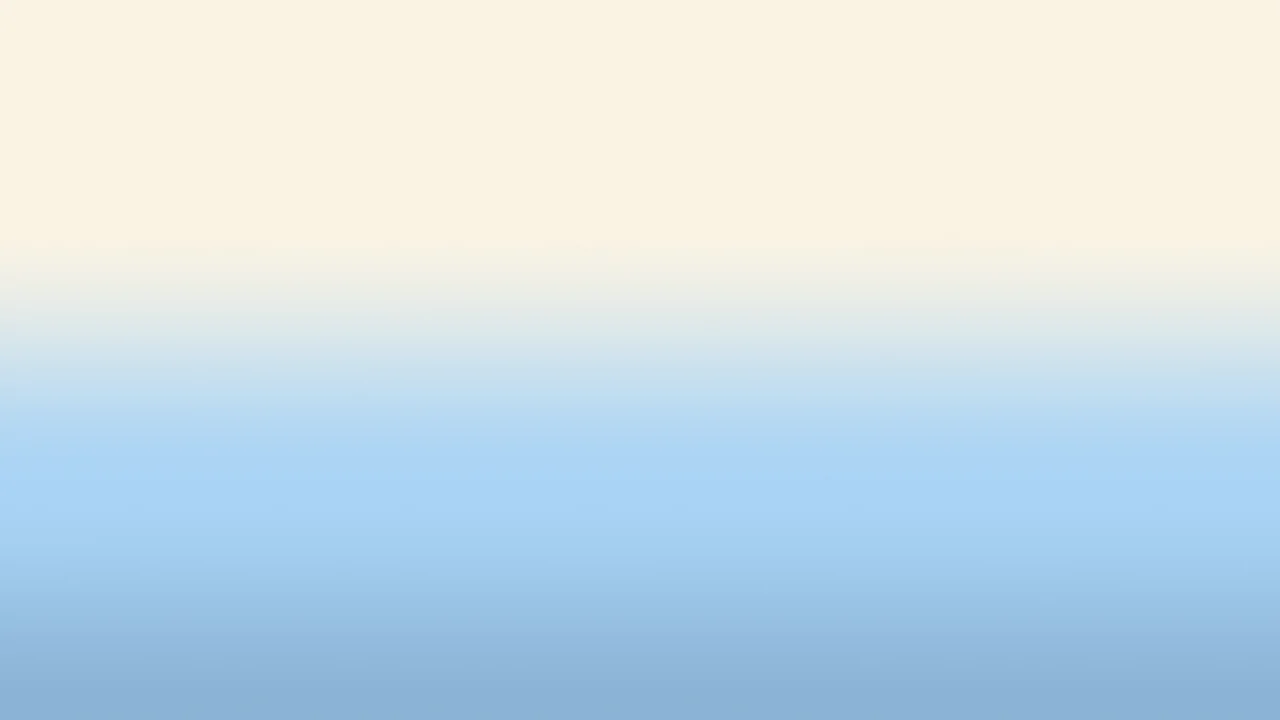 Light Blue and Cream Ombre Gradient desktop wallpaper in 4K