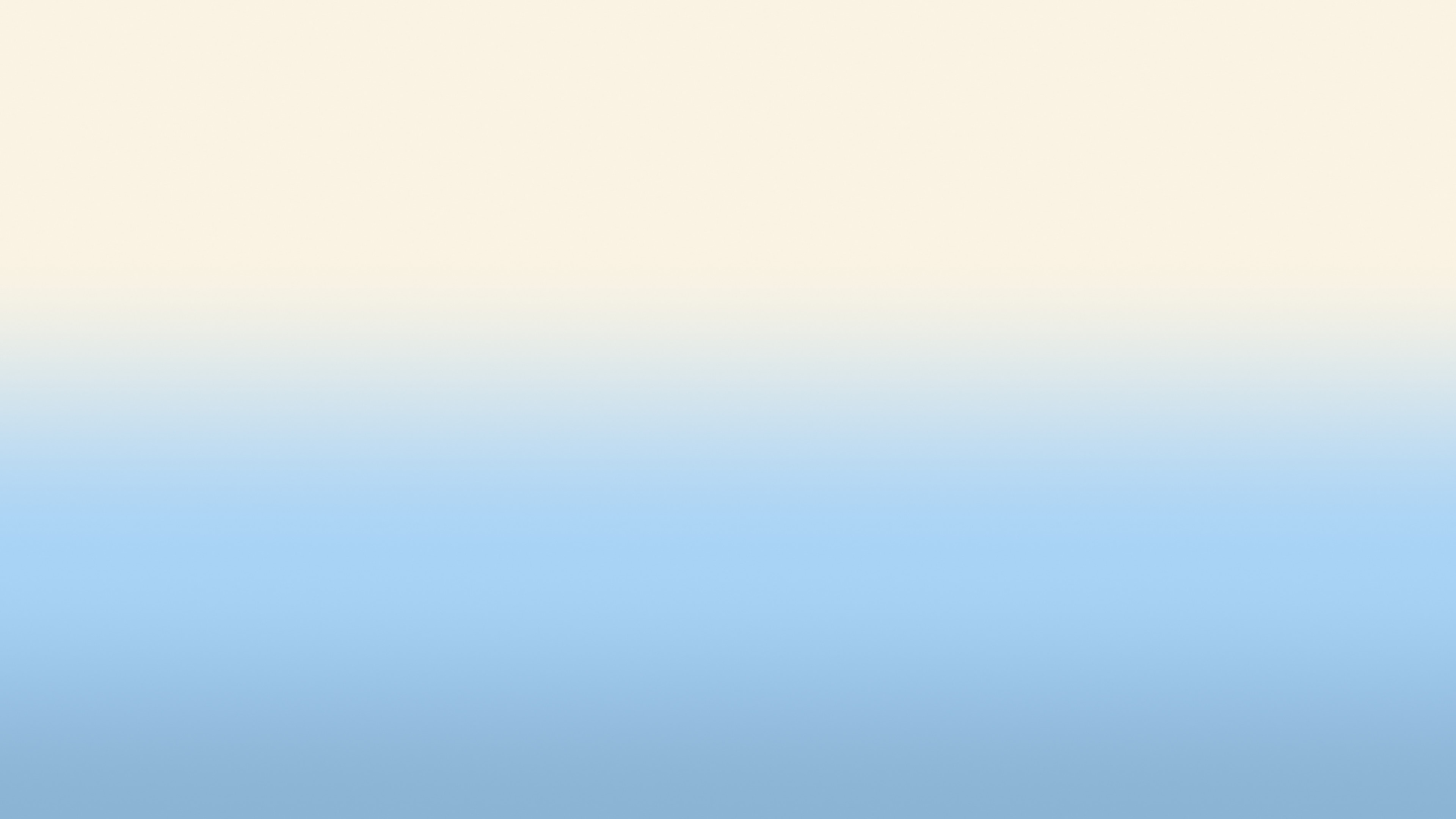 Light Blue and Cream Ombre Gradient desktop wallpaper in 4K