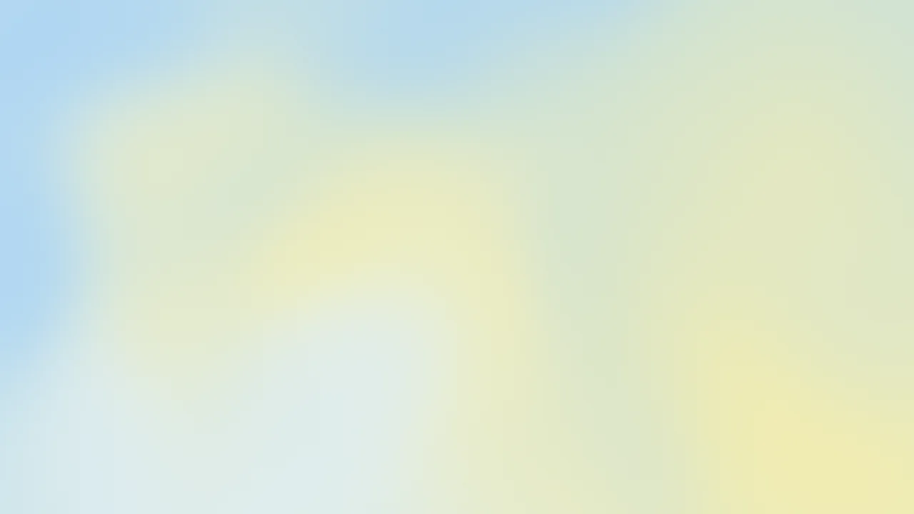 Light Blue and Pastel Yellow Mesh Gradient desktop wallpaper in 4K