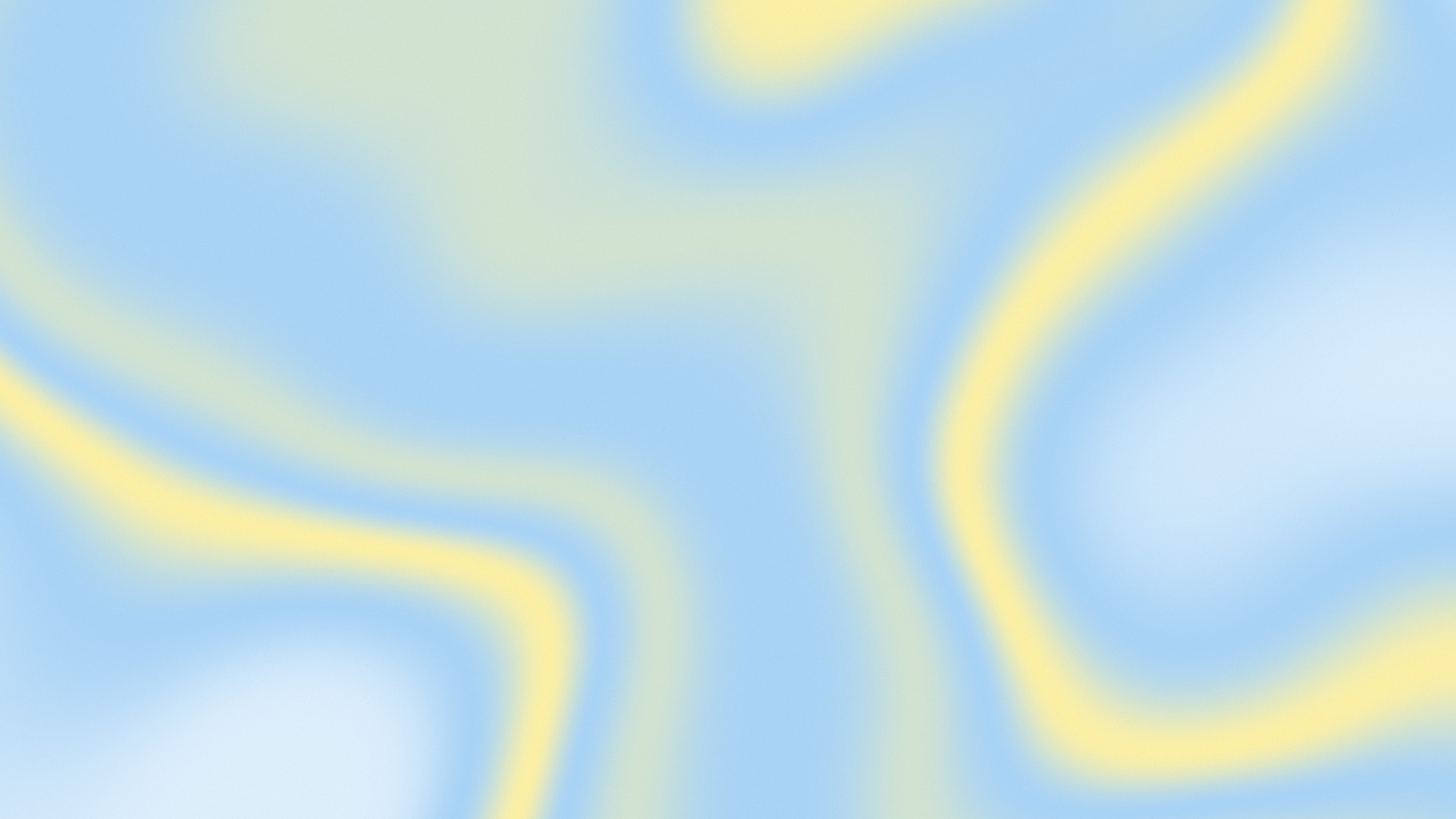 Light Blue and Pastel Yellow Silky Gradient desktop wallpaper in 4K
