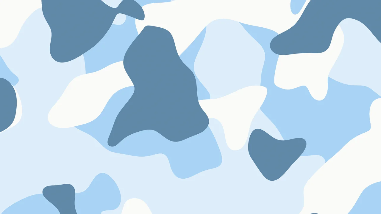 Light Blue and White Camo desktop wallpaper in 4K