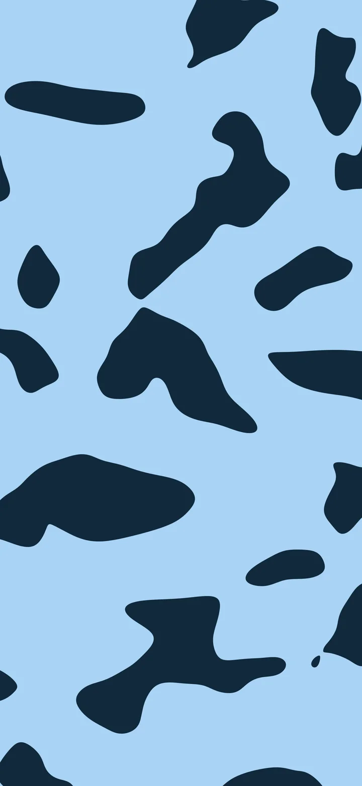 Light Blue Cow Print wallpaper for iPhone and Android